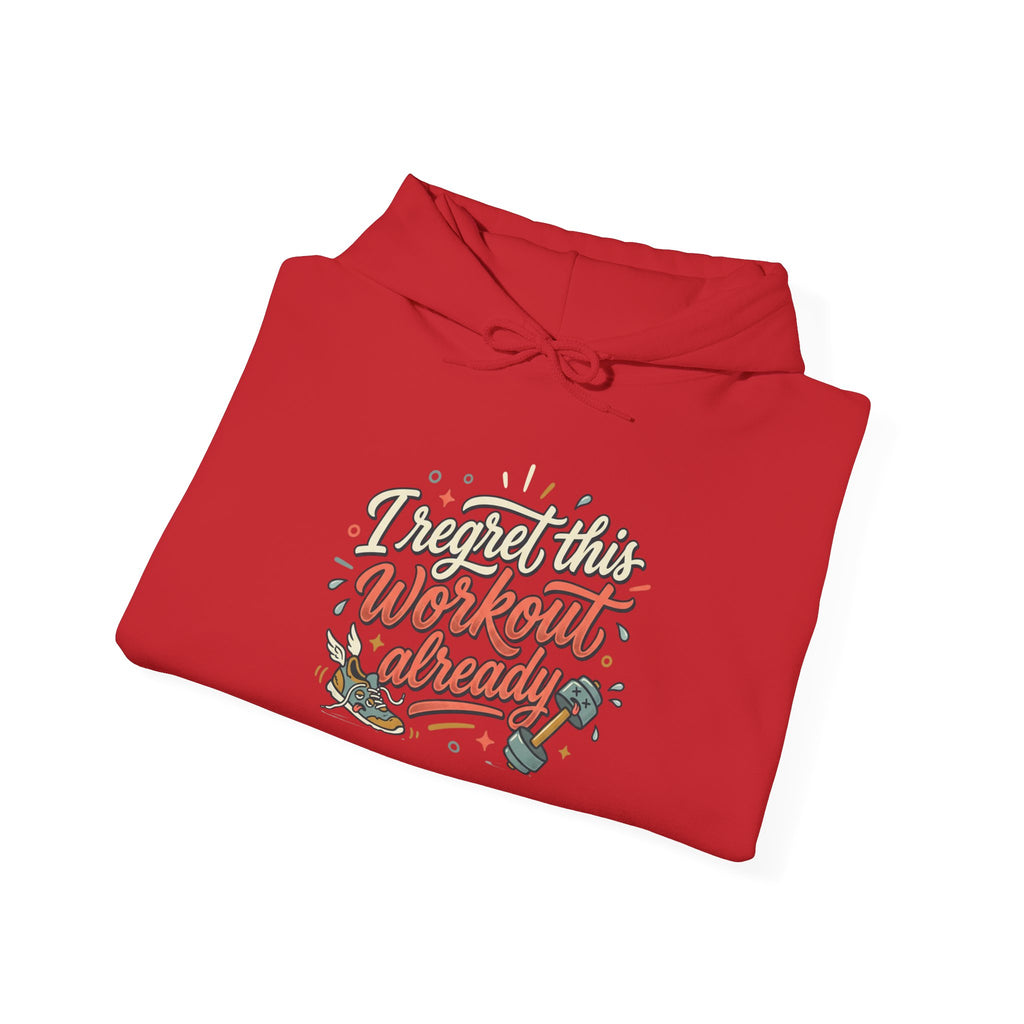 I Regret This Workout Unisex Heavy Blend™ Hooded Sweatshirt
