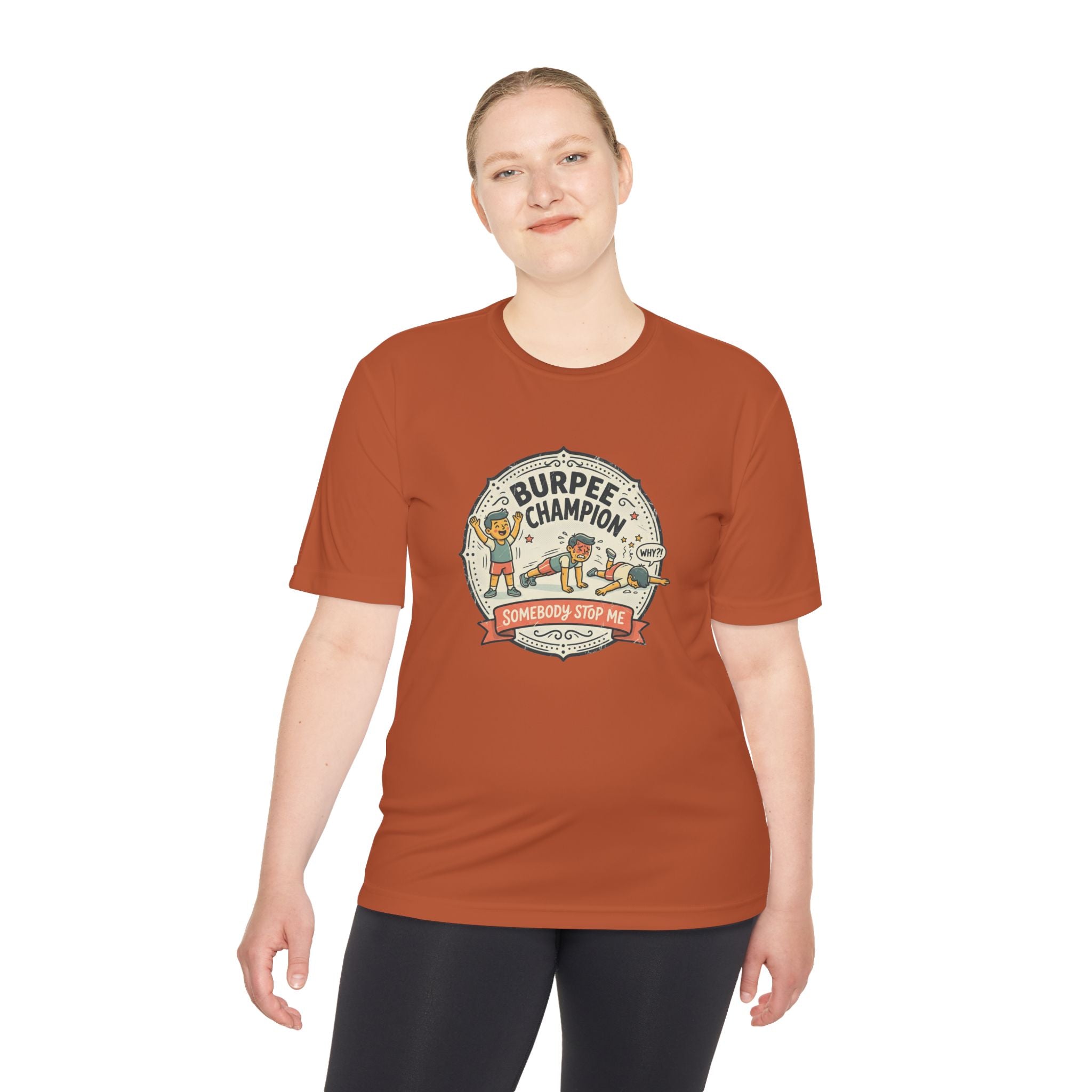 Burpee Champion Unisex Moisture Wicking Tee