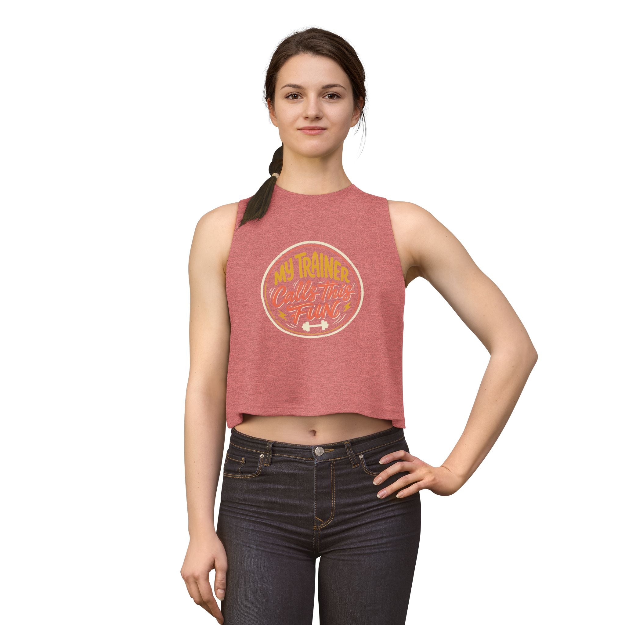 My Trainer Calls This Fun Women's Crop Top