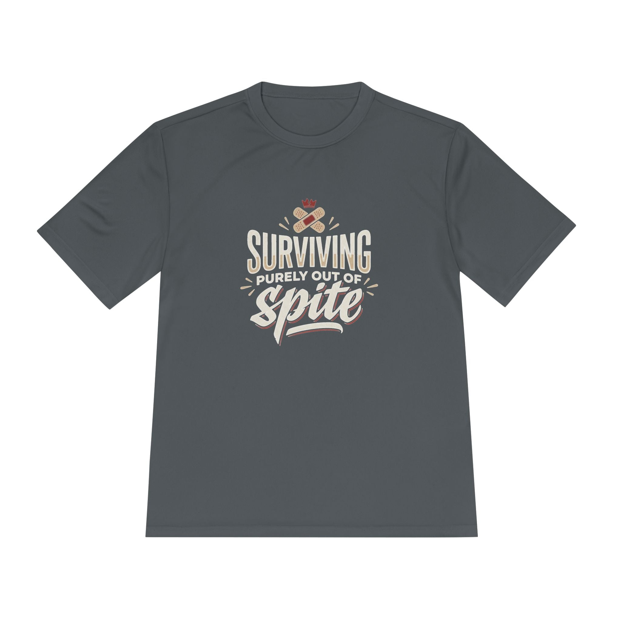Surviving Purely Out of Spite Unisex Moisture Wicking Tee