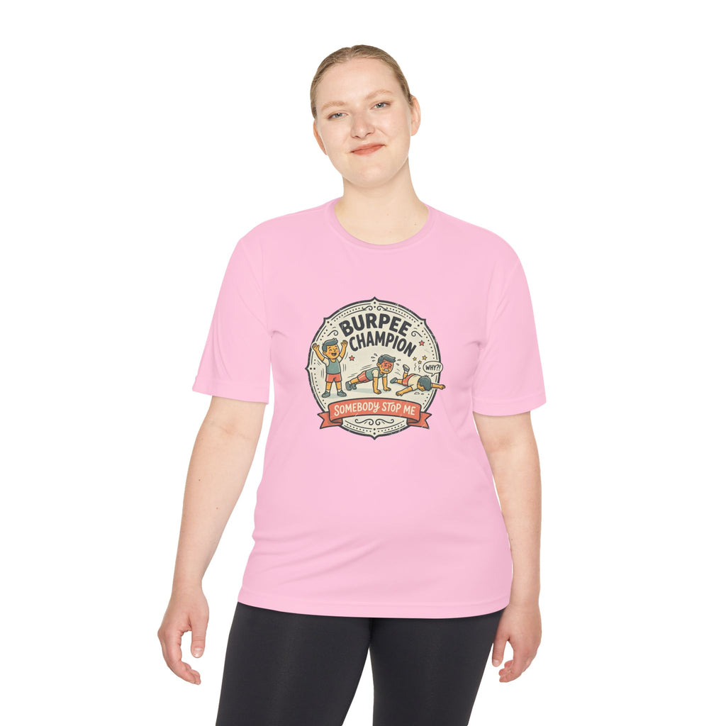 Burpee Champion Unisex Moisture Wicking Tee