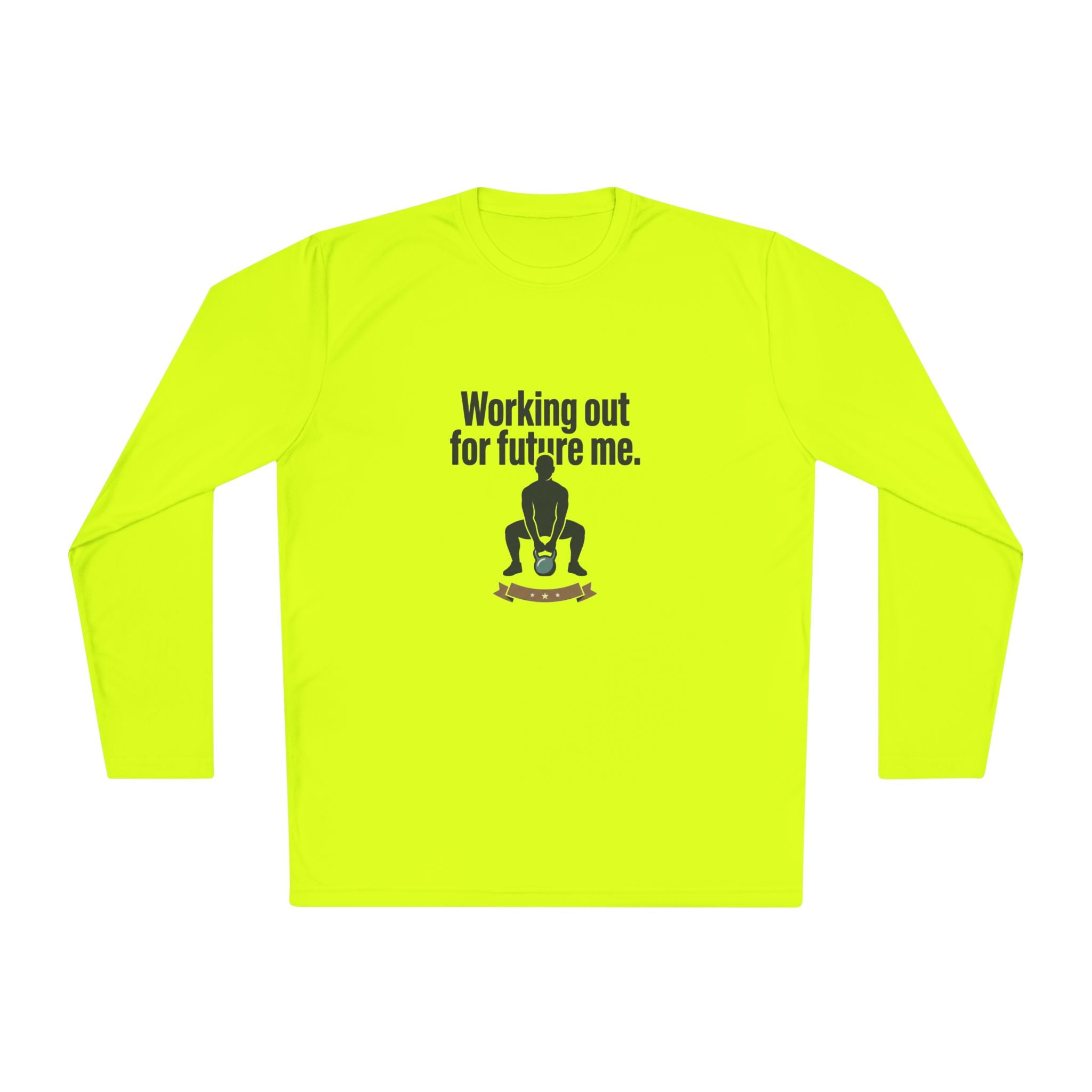Working Out For Future Me Unisex Lightweight Long Sleeve Tee