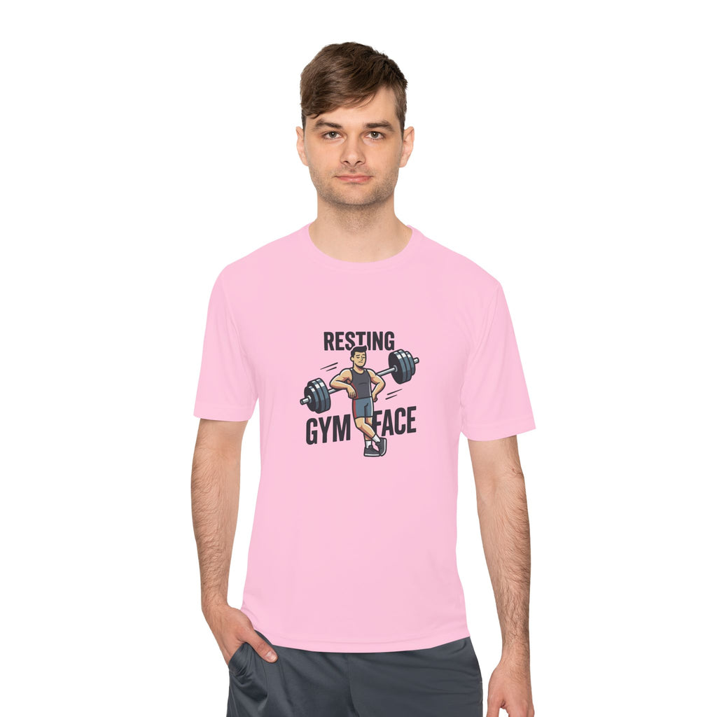 Resting Gym Face Unisex Moisture Wicking Tee