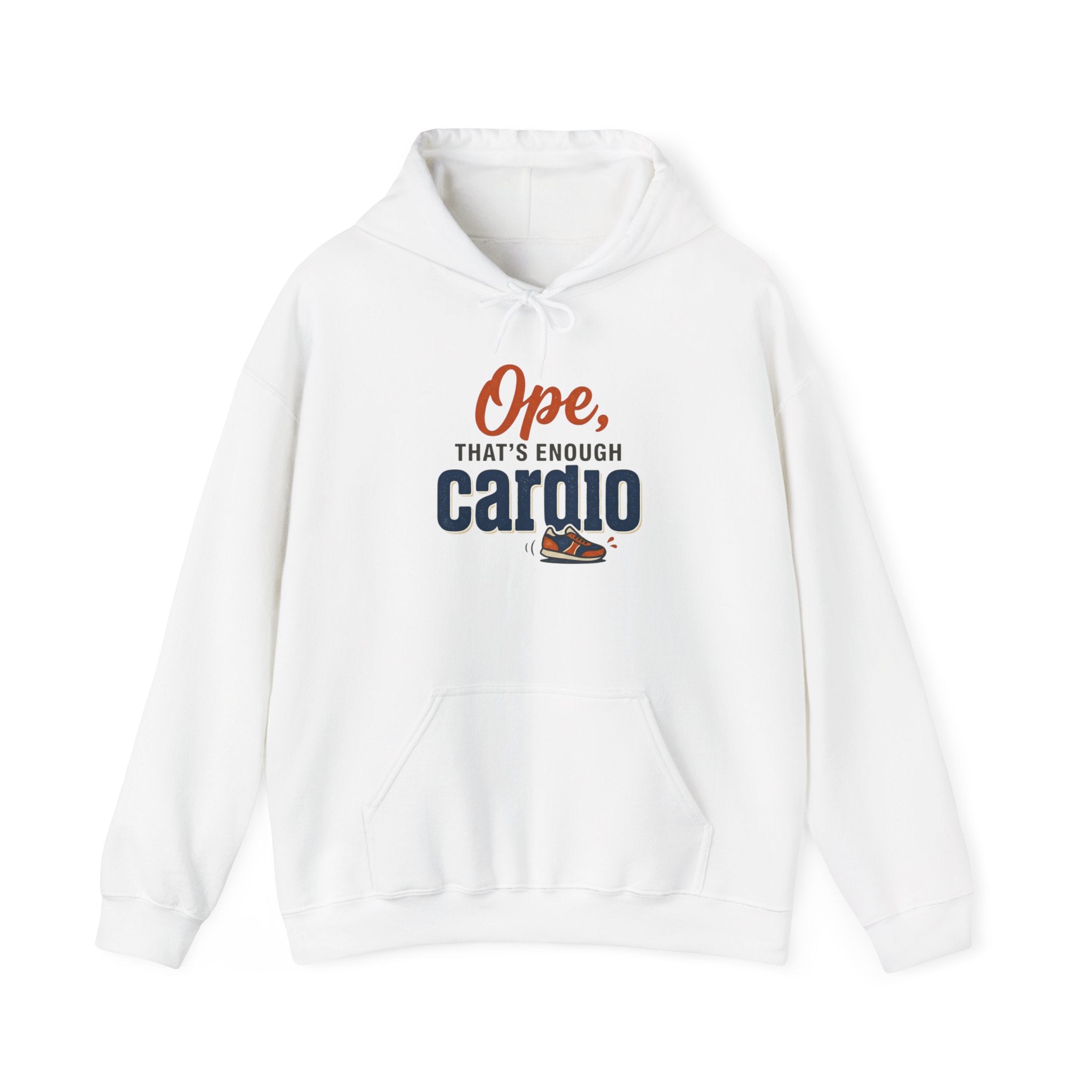 Ope, That's Enough Cardio Unisex Heavy Blend™ Hooded Sweatshirt