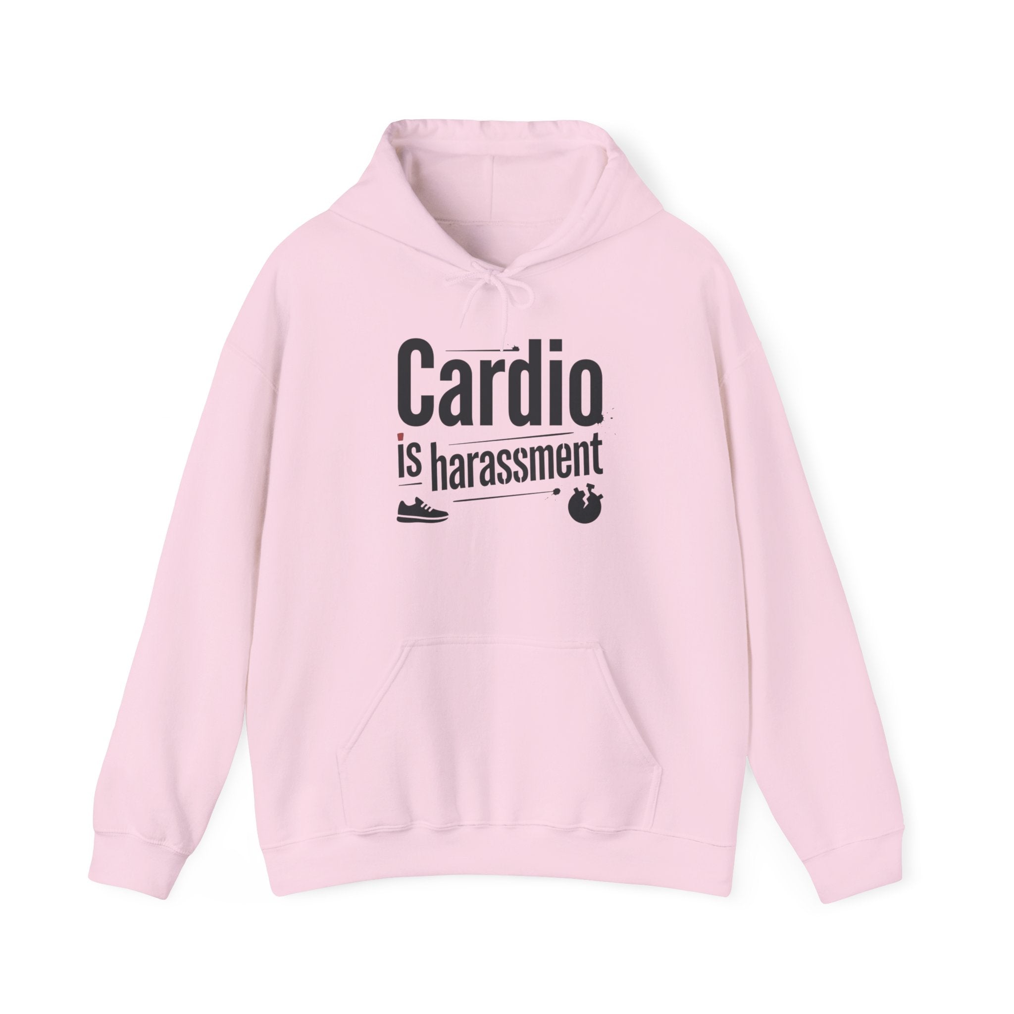 Cardio is Harassment Unisex Heavy Blend™ Hooded Sweatshirt