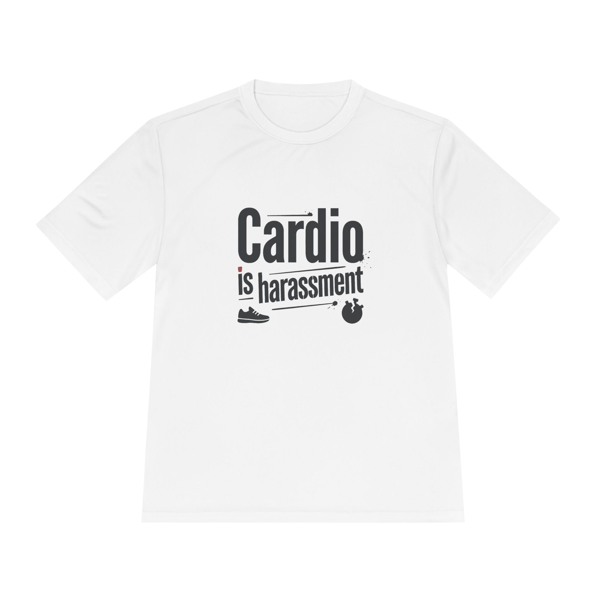 Cardio is Harassment Unisex Moisture Wicking Tee