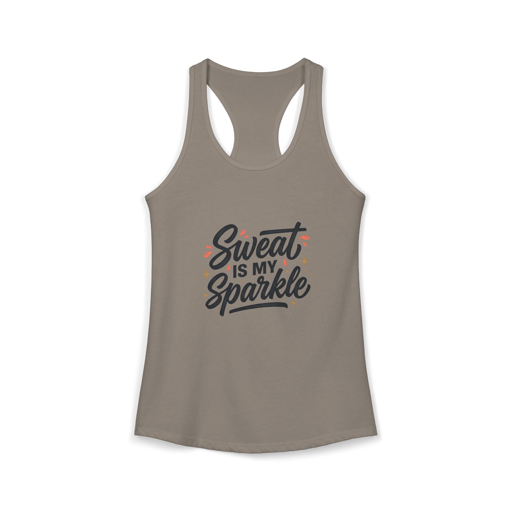 Sweat is My Sparkle Women's Ideal Racerback Tank