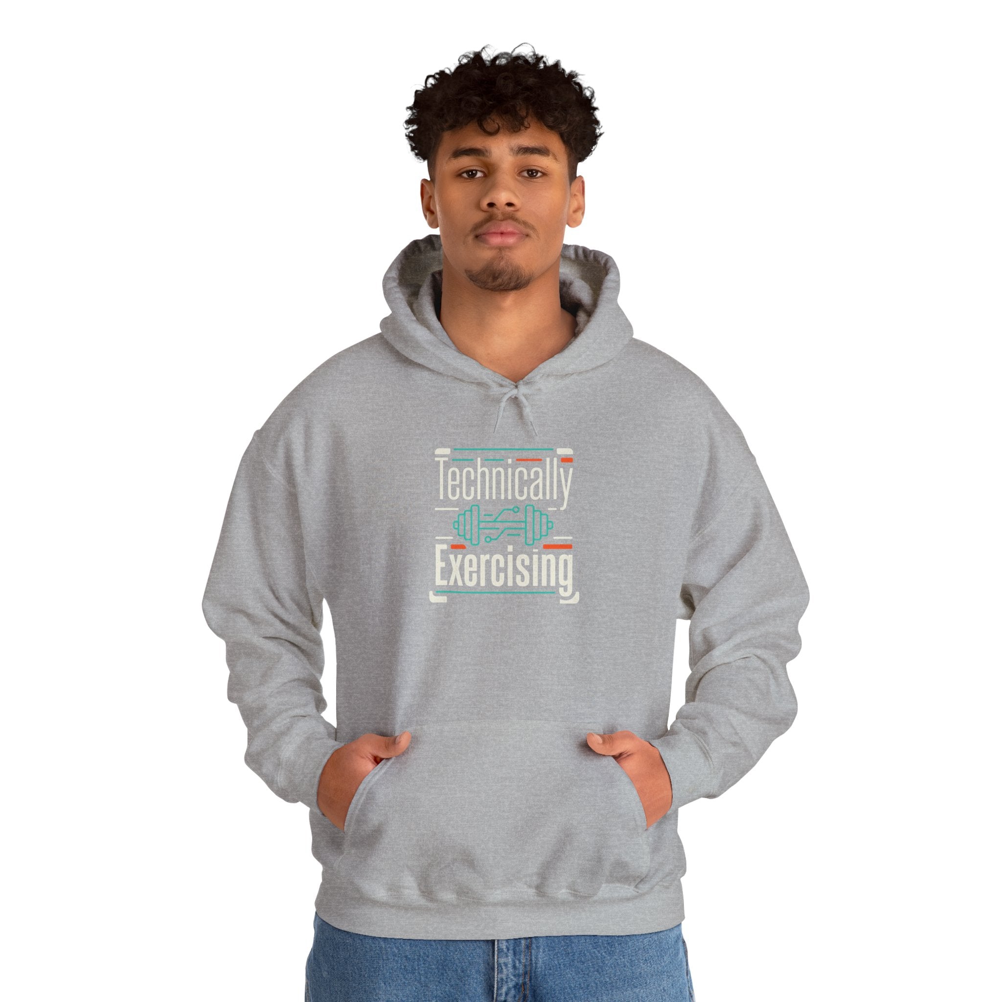 Technically Exercising Unisex Heavy Blend™ Hooded Sweatshirt