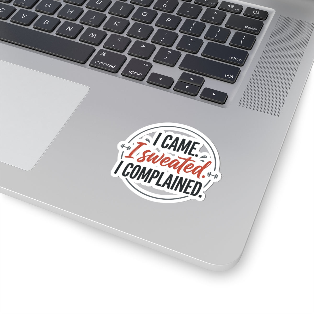 I Came I Sweated I Complained Kiss-Cut Stickers