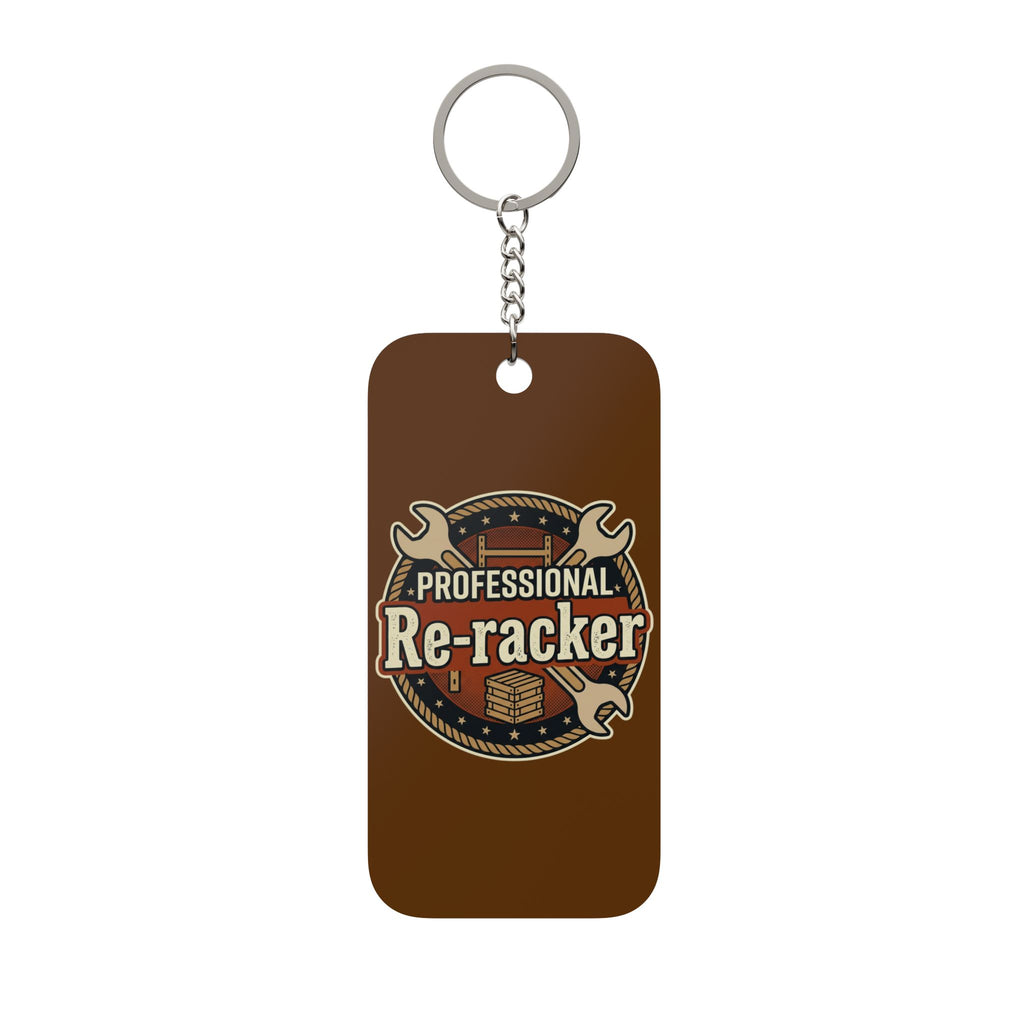 Professional Re-Racker Double-Sided Keychain Charm