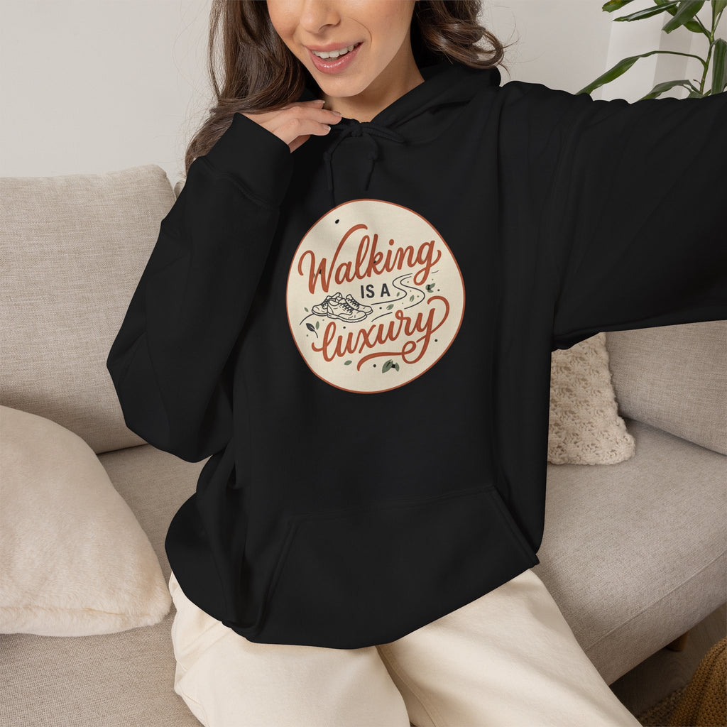 Walking is a Luxury Unisex Heavy Blend™ Hooded Sweatshirt