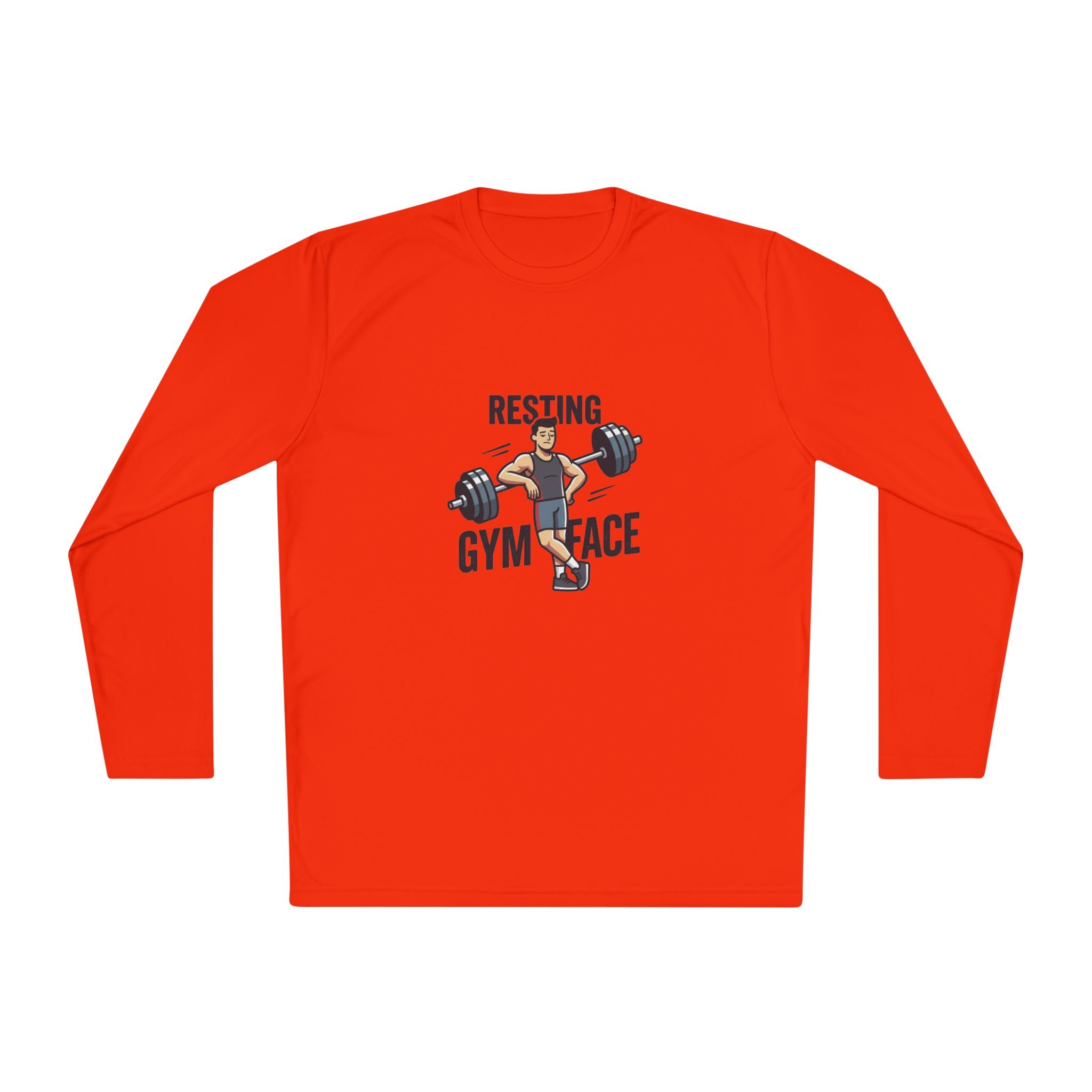 Resting Gym Face Unisex Lightweight Long Sleeve Tee