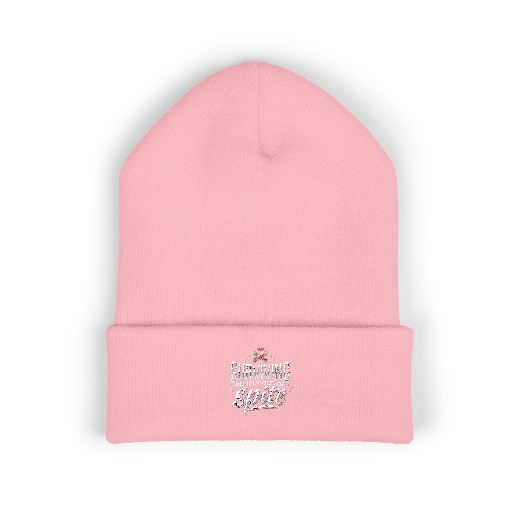 Surviving Purely Out of Spite Classic Cuffed Beanie (Embroidery)