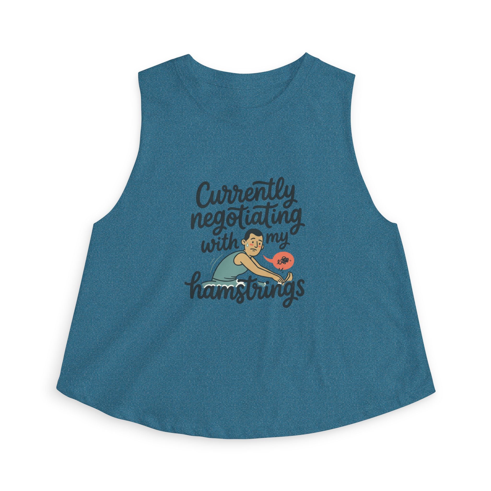 Currently Negotiating with my Hamstrings Women's Crop Top