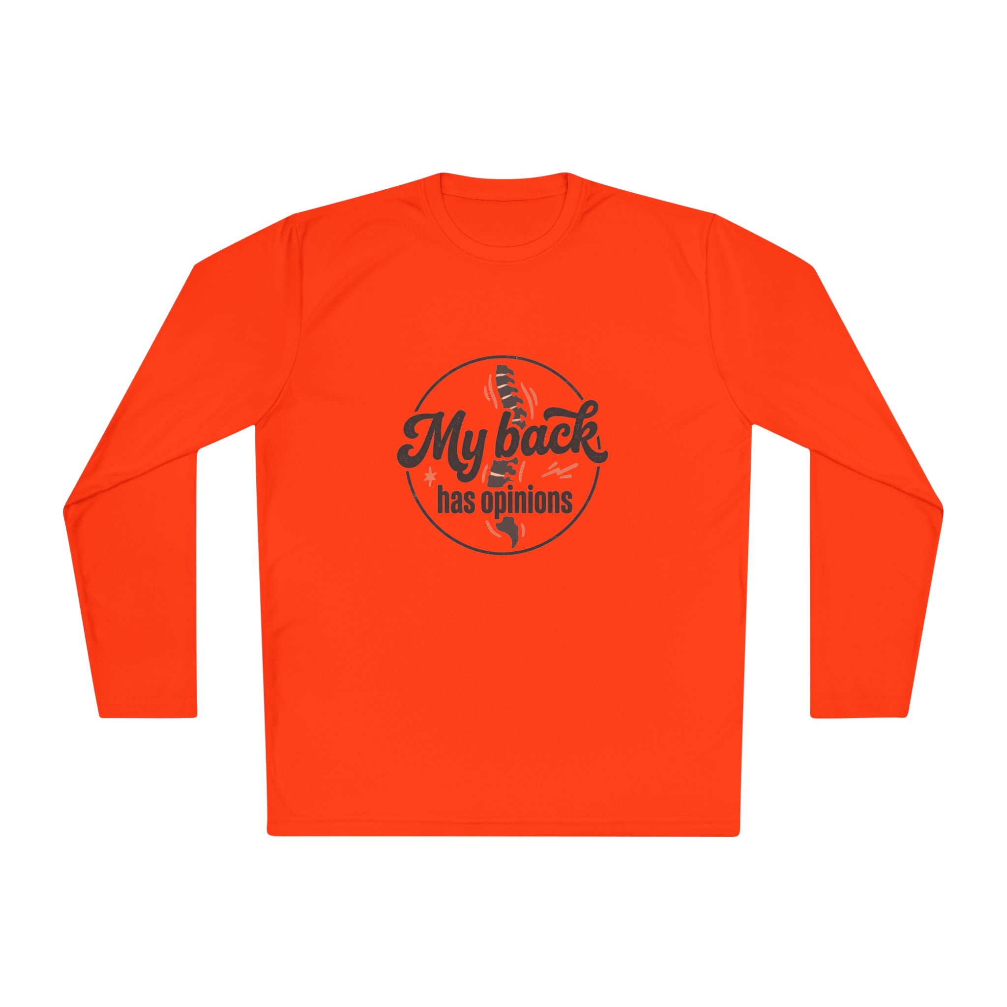 My Back Has Opinions Unisex Lightweight Long Sleeve Tee