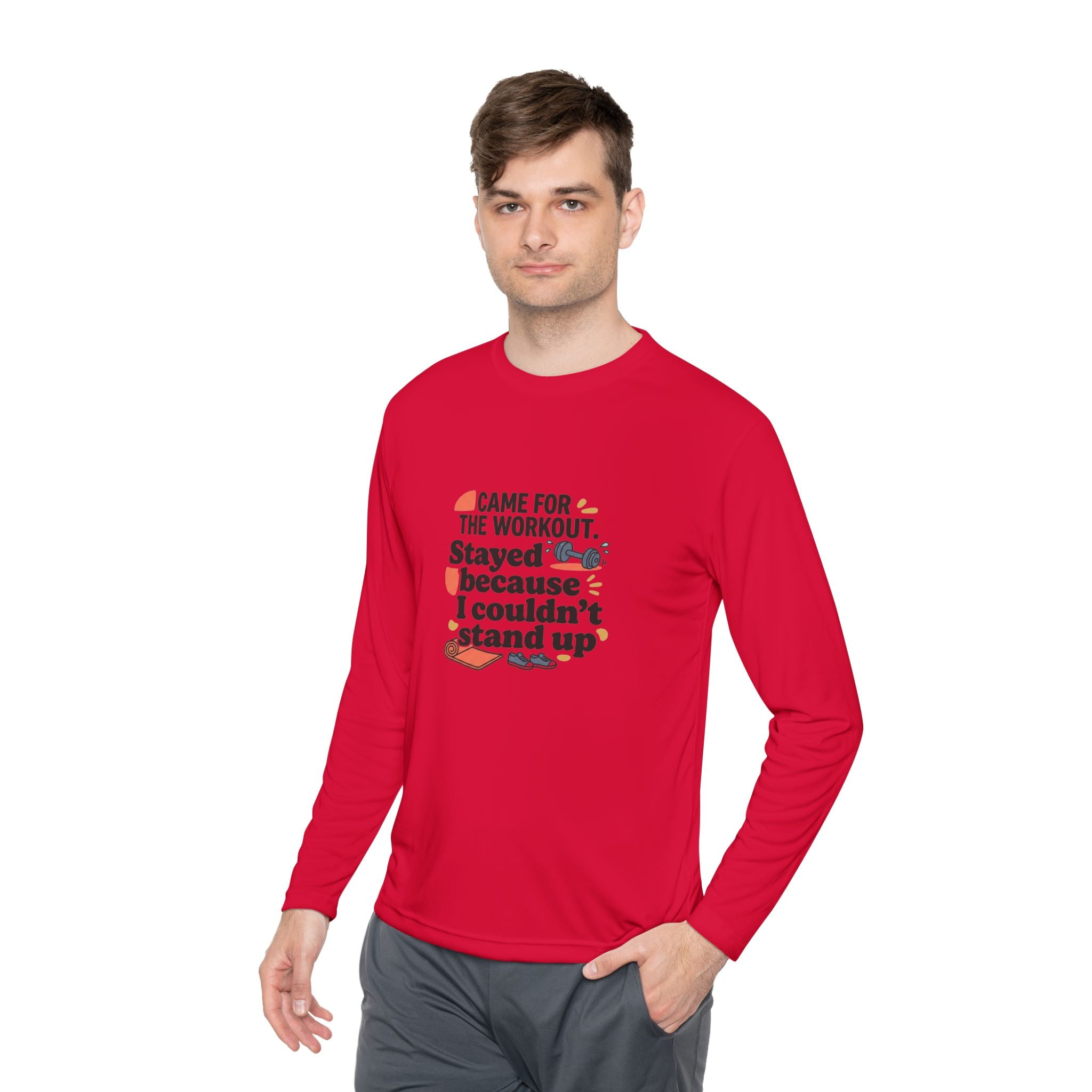 Came for the Workout Unisex Lightweight Long Sleeve Tee