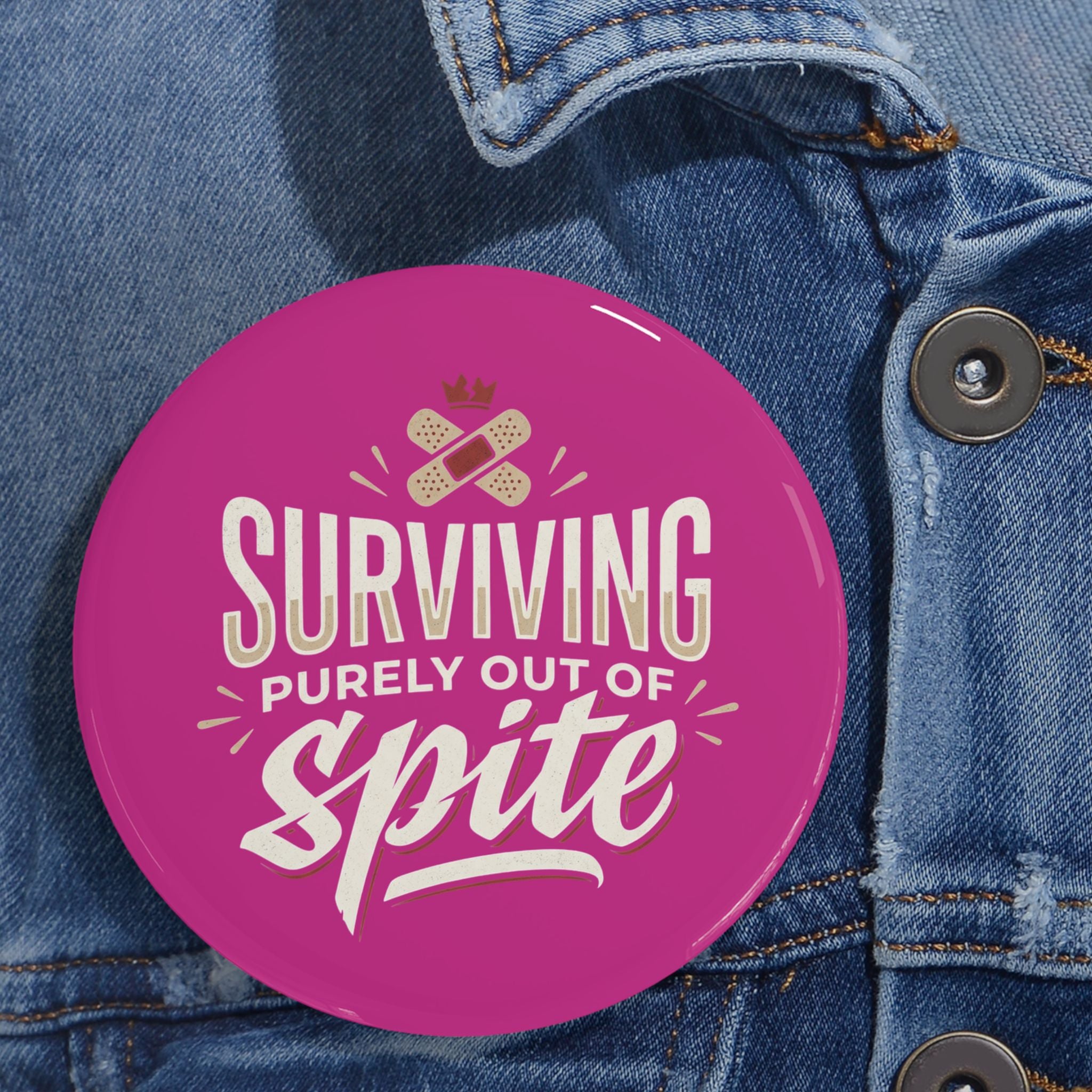 Surviving Purely Out of Spite Round Pins