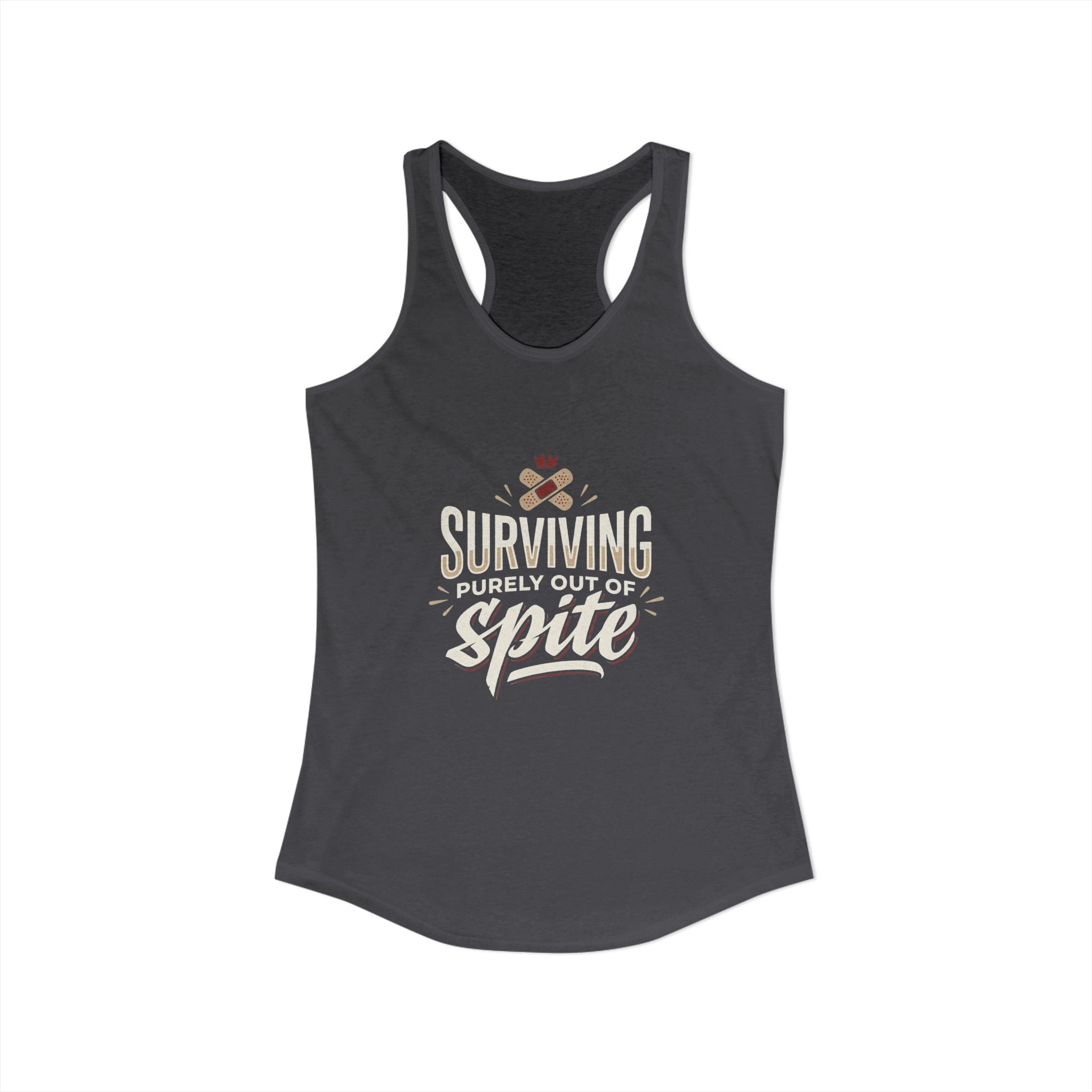 Surviving Purely Out of Spite Women's Ideal Racerback Tank