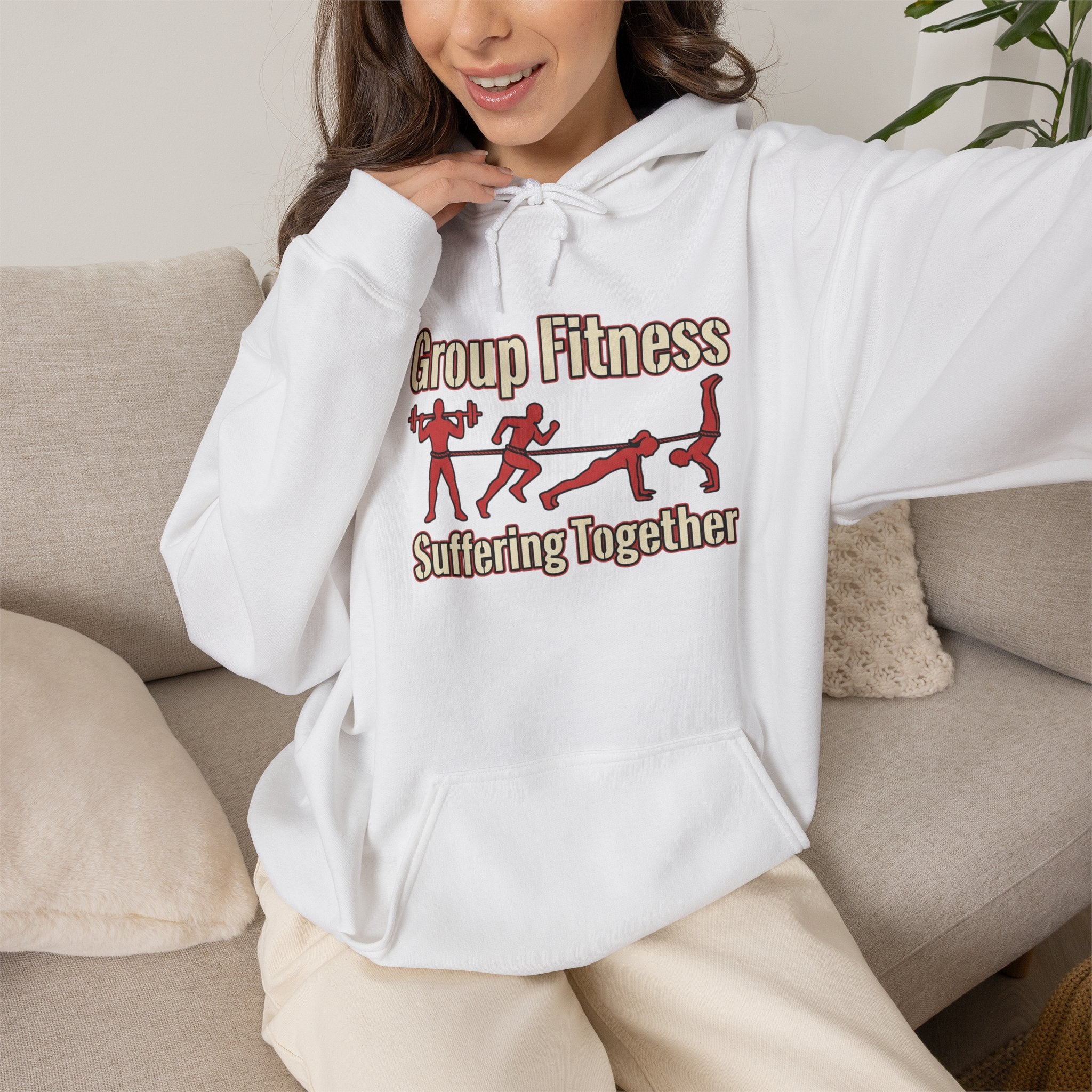 Group Fitness Suffering Together Unisex Heavy Blend™ Hooded Sweatshirt