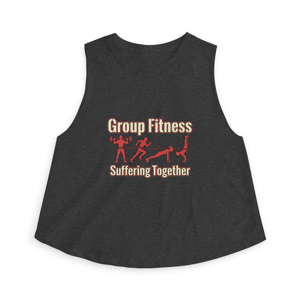 Group Fitness Suffering Together Women's Crop Top