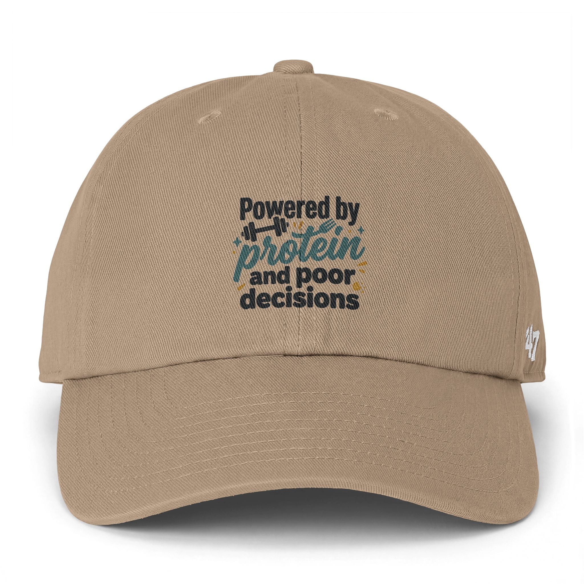 Powered by Protein and Poor Decisions Clean Up Cap