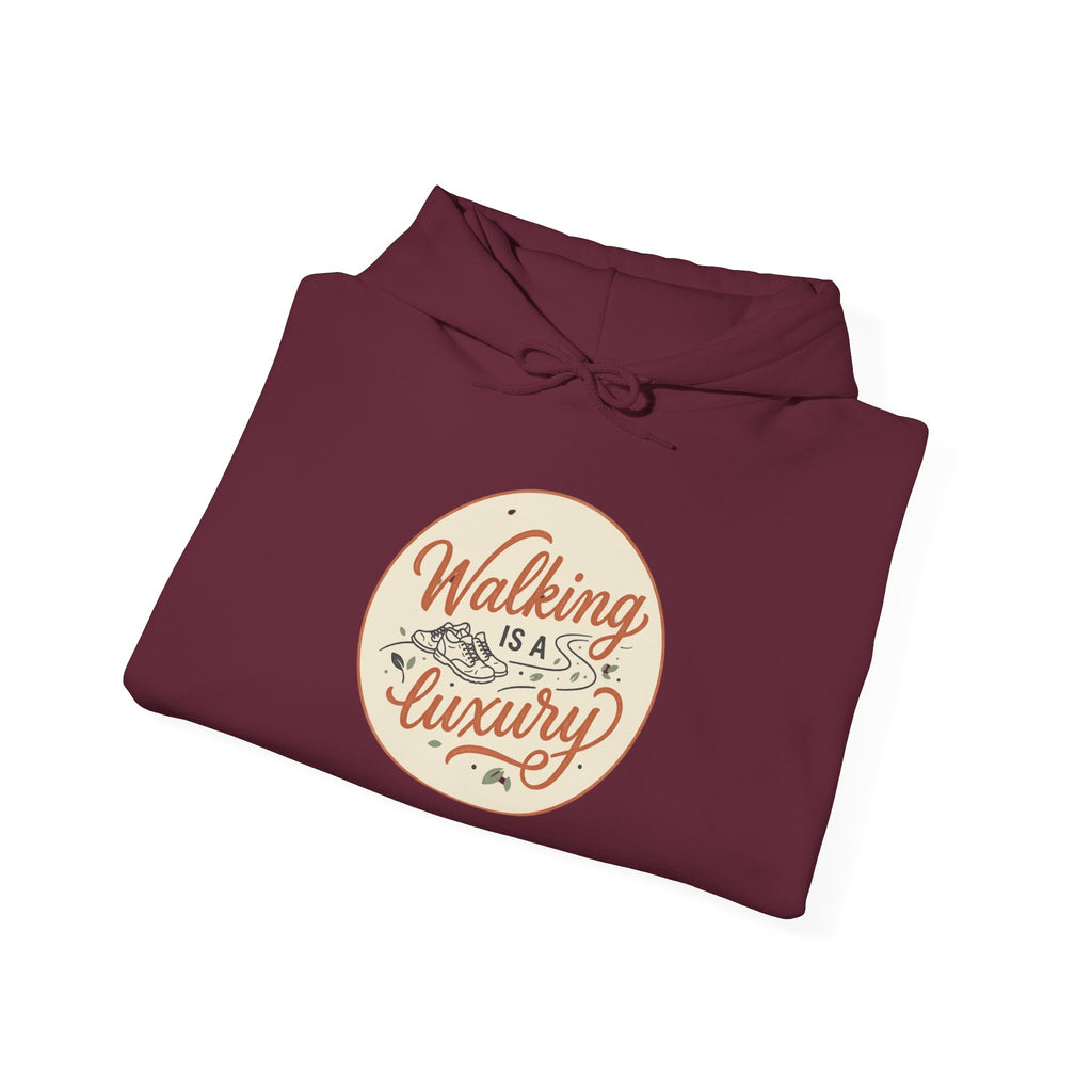 Walking is a Luxury Unisex Heavy Blend™ Hooded Sweatshirt