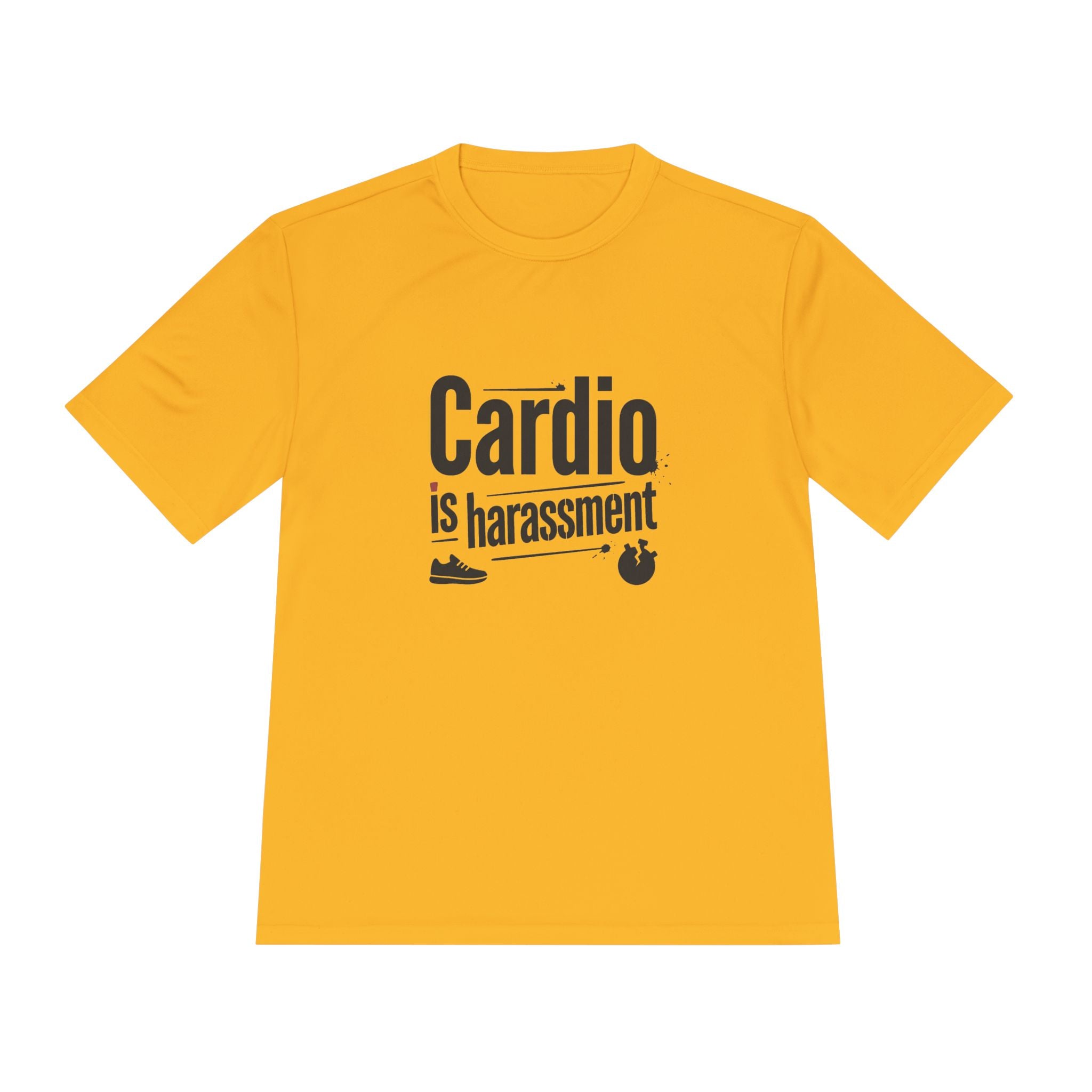 Cardio is Harassment Unisex Moisture Wicking Tee