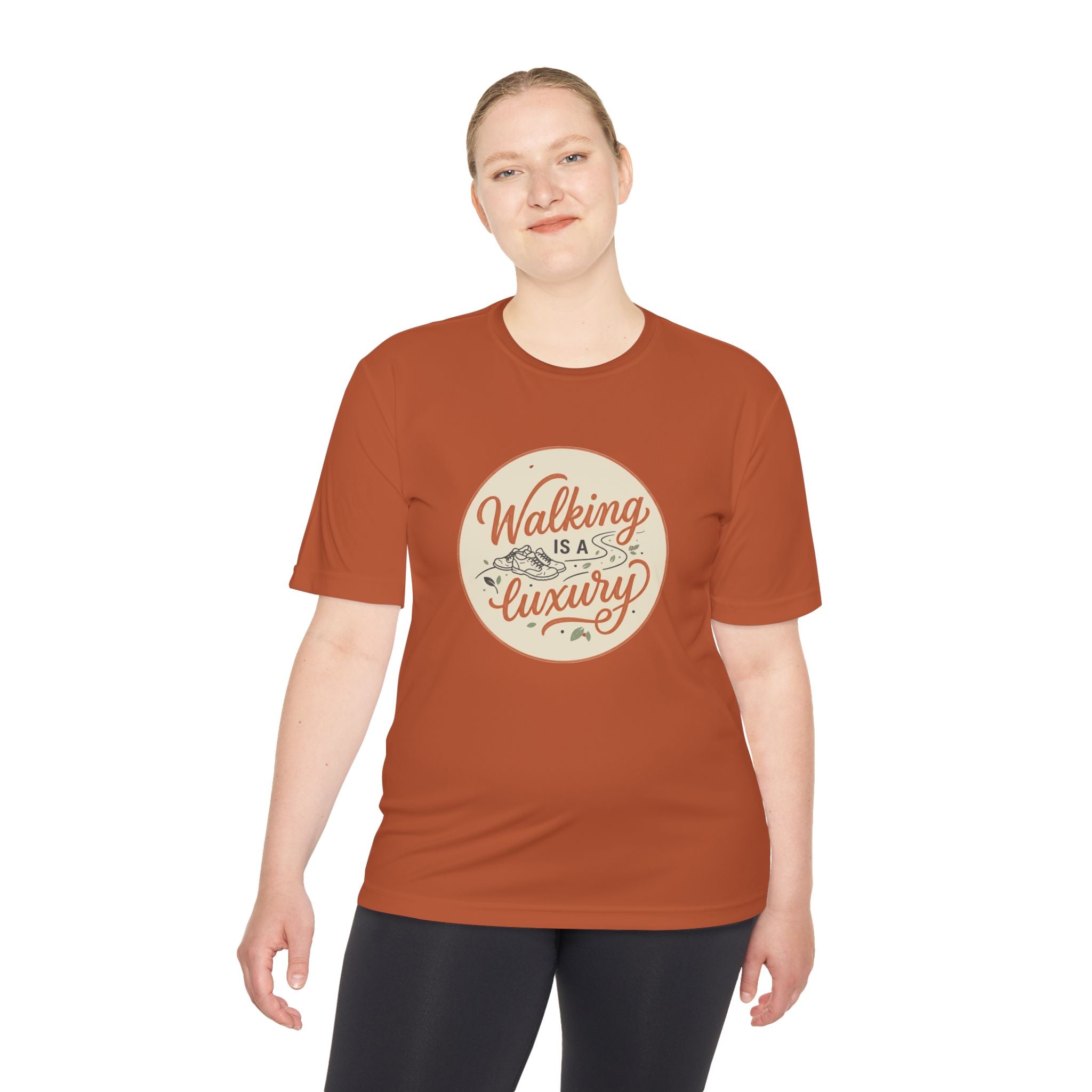 Walking is a Luxury Unisex Moisture Wicking Tee