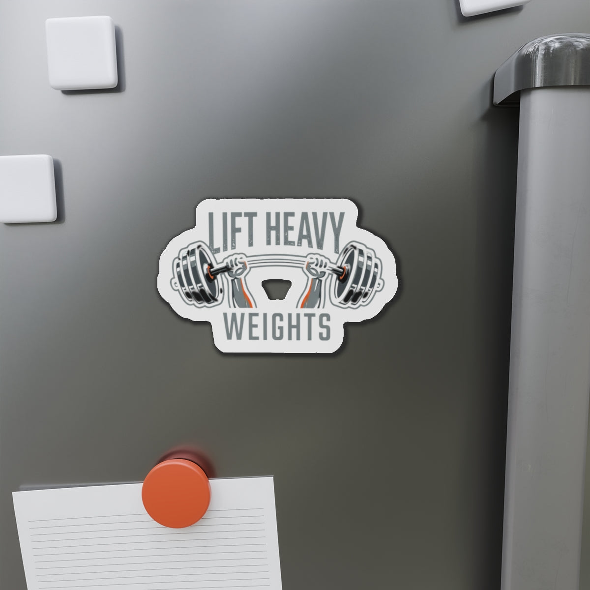 Lift Heavy Weights Die-Cut Magnets