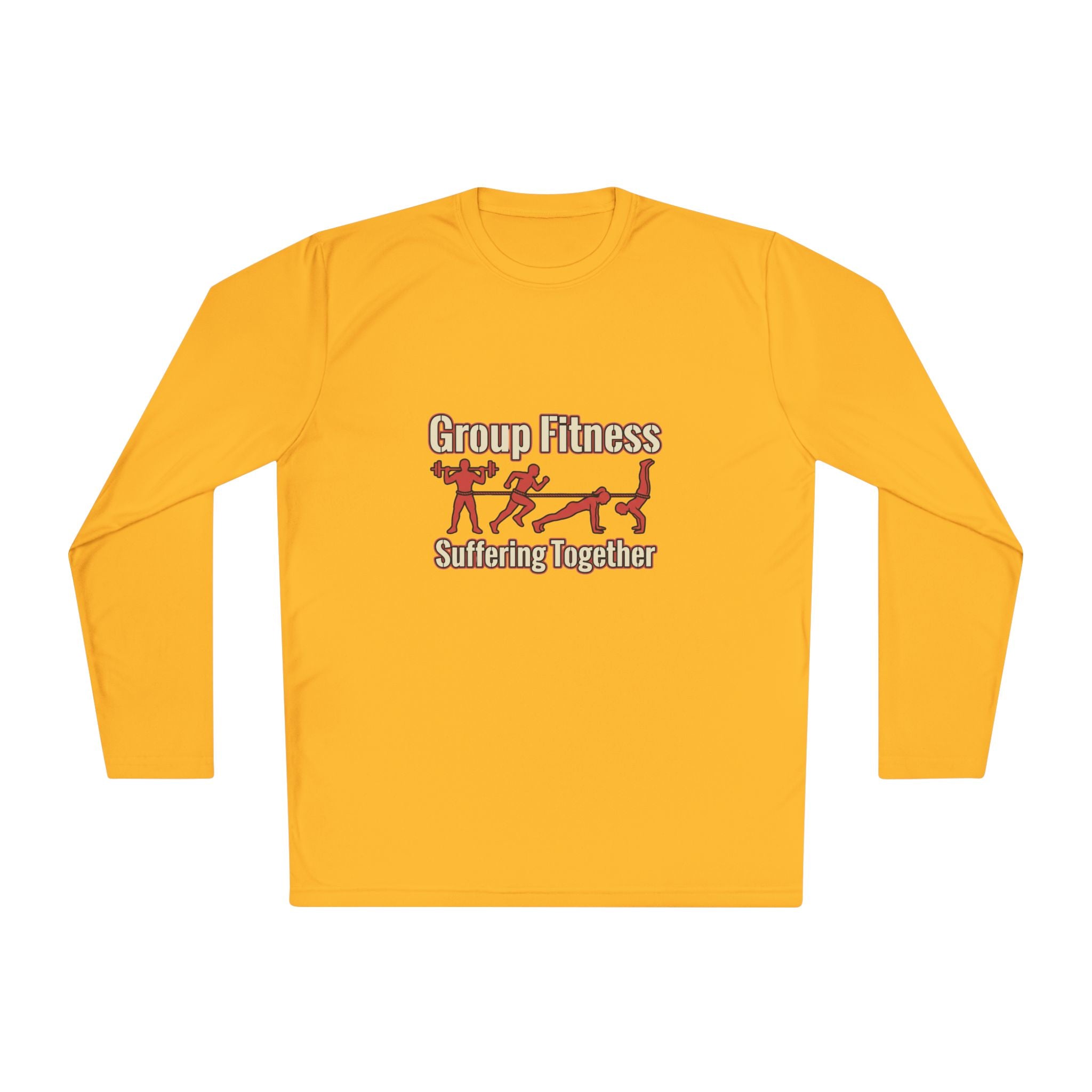 Group Fitness Suffering Together Unisex Lightweight Long Sleeve Tee