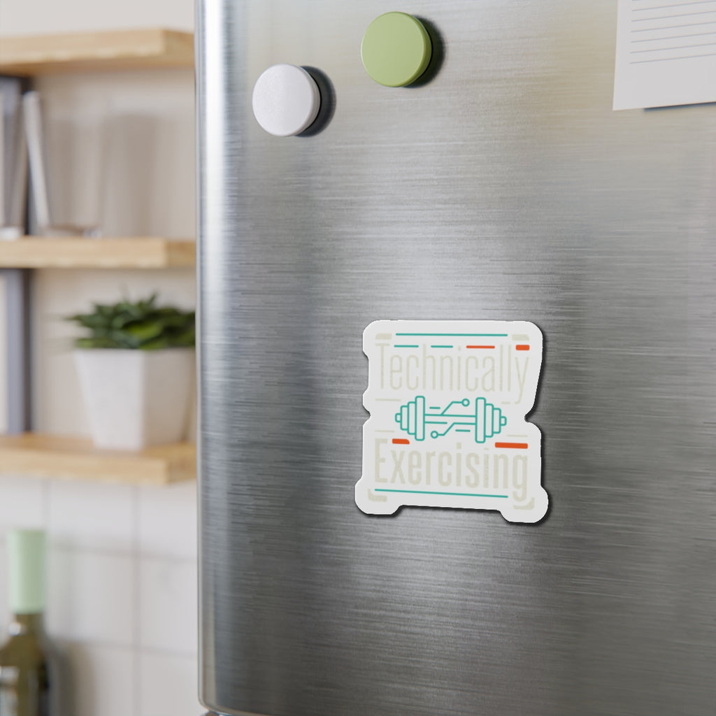 Technically Exercising Die-Cut Magnets