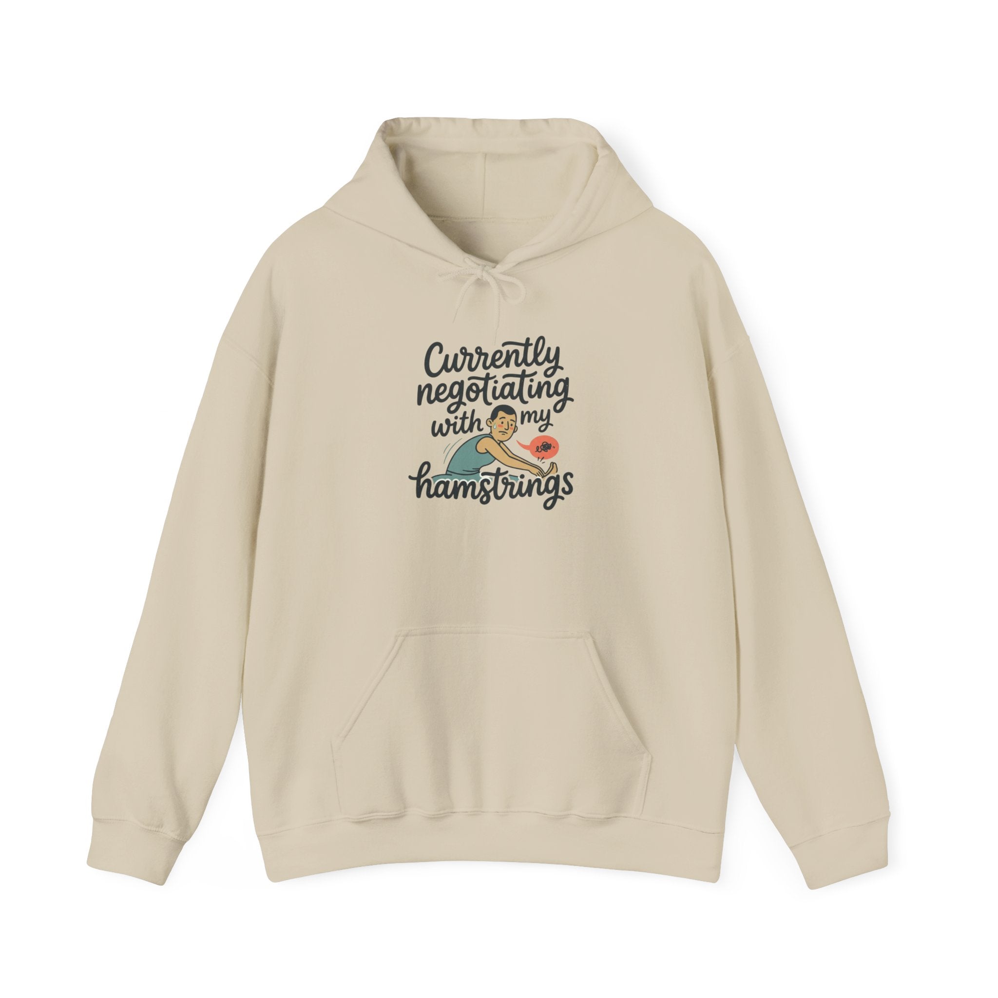 Currently Negotiating with my Hamstrings Unisex Heavy Blend™ Hooded Sweatshirt