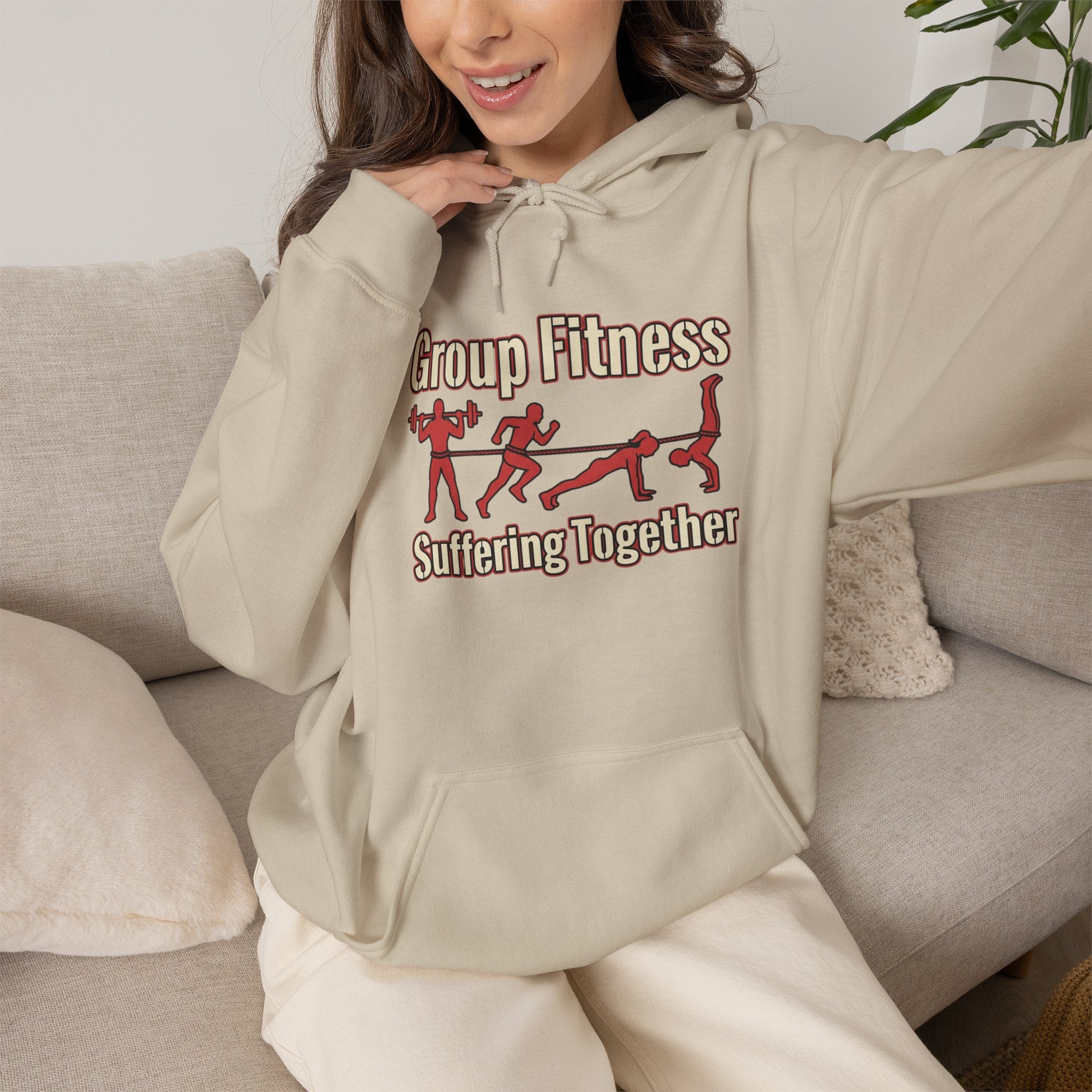 Group Fitness Suffering Together Unisex Heavy Blend™ Hooded Sweatshirt