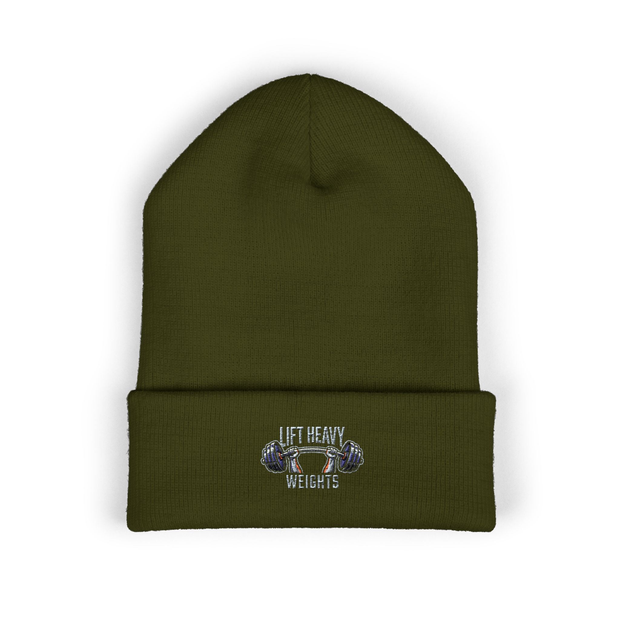 Lift Heavy Weights Classic Cuffed Beanie (Embroidery)