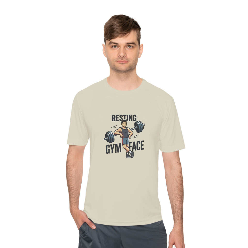 Resting Gym Face Unisex Moisture Wicking Tee