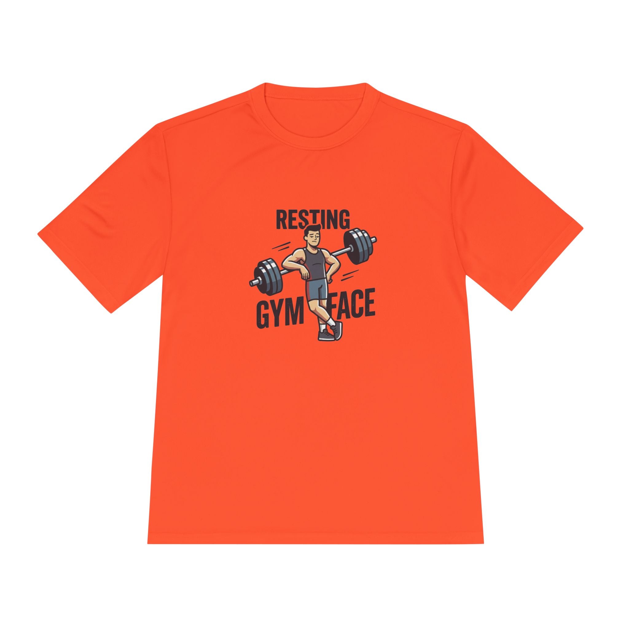 Resting Gym Face Unisex Moisture Wicking Tee
