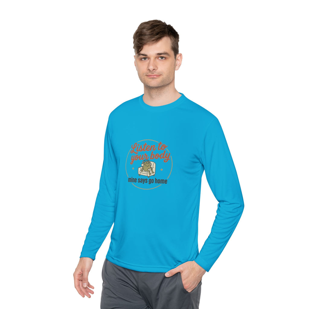 Listen to Your Body Unisex Lightweight Long Sleeve Tee