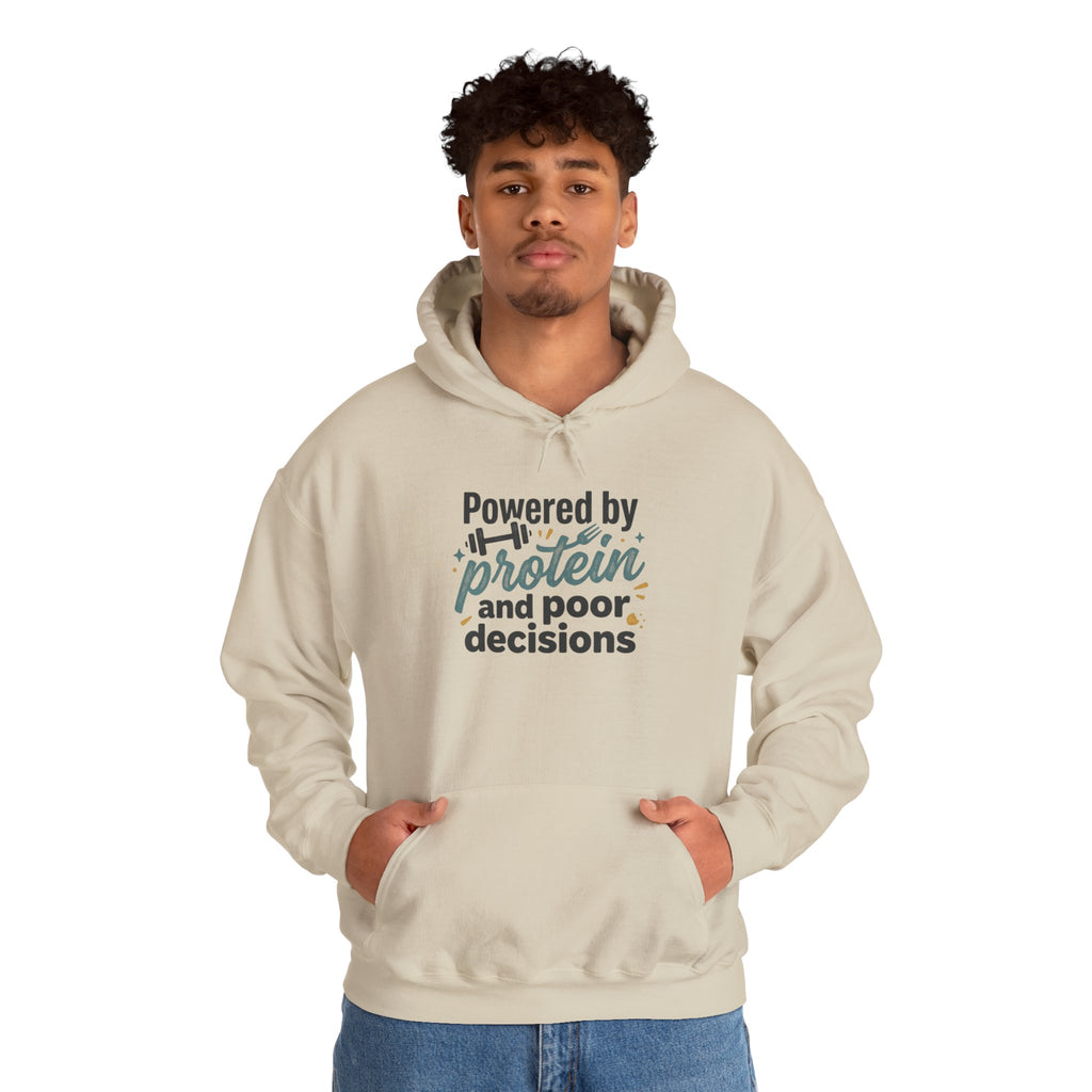 Powered by Protein Unisex Heavy Blend™ Hooded Sweatshirt