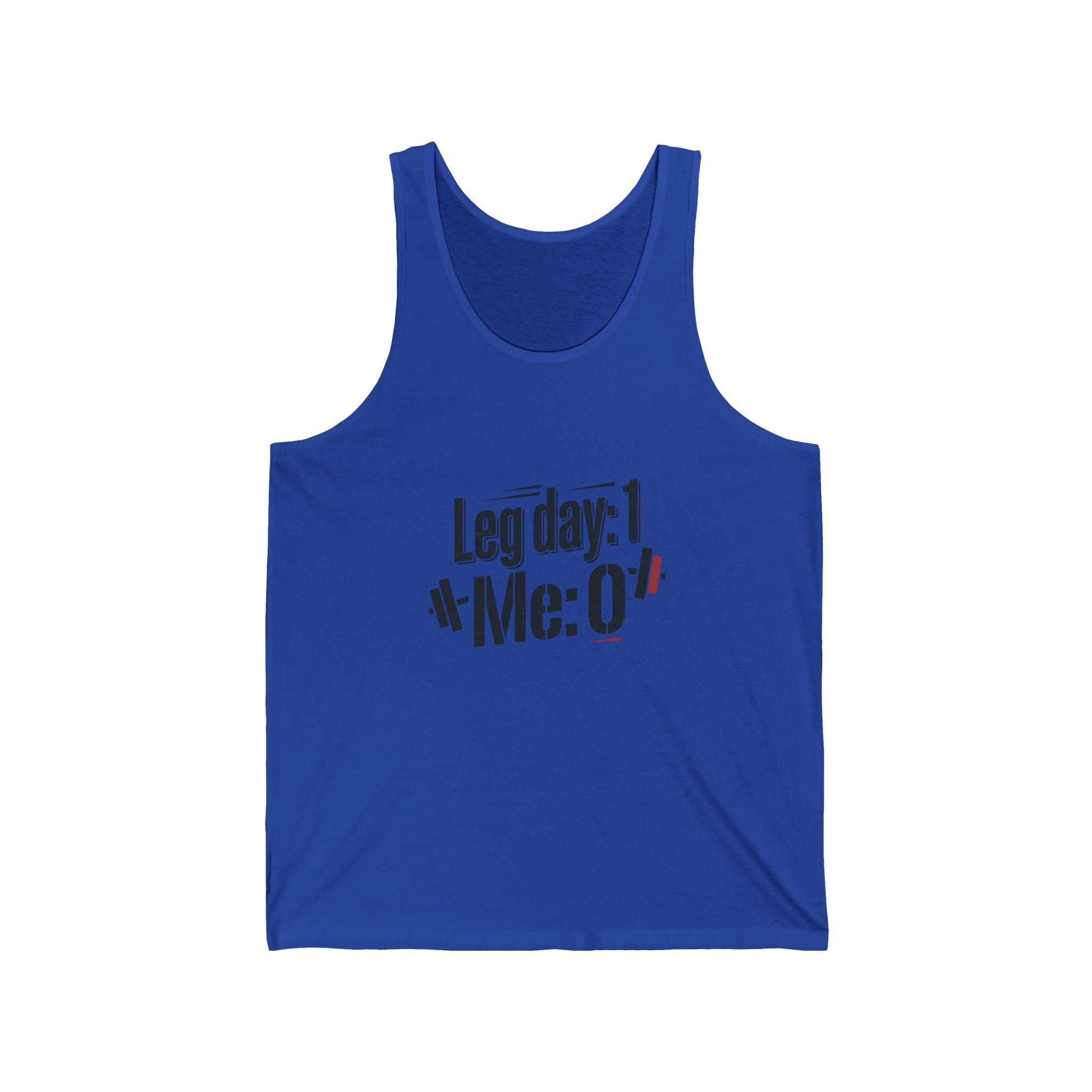 Leg Day Unisex Jersey Tank