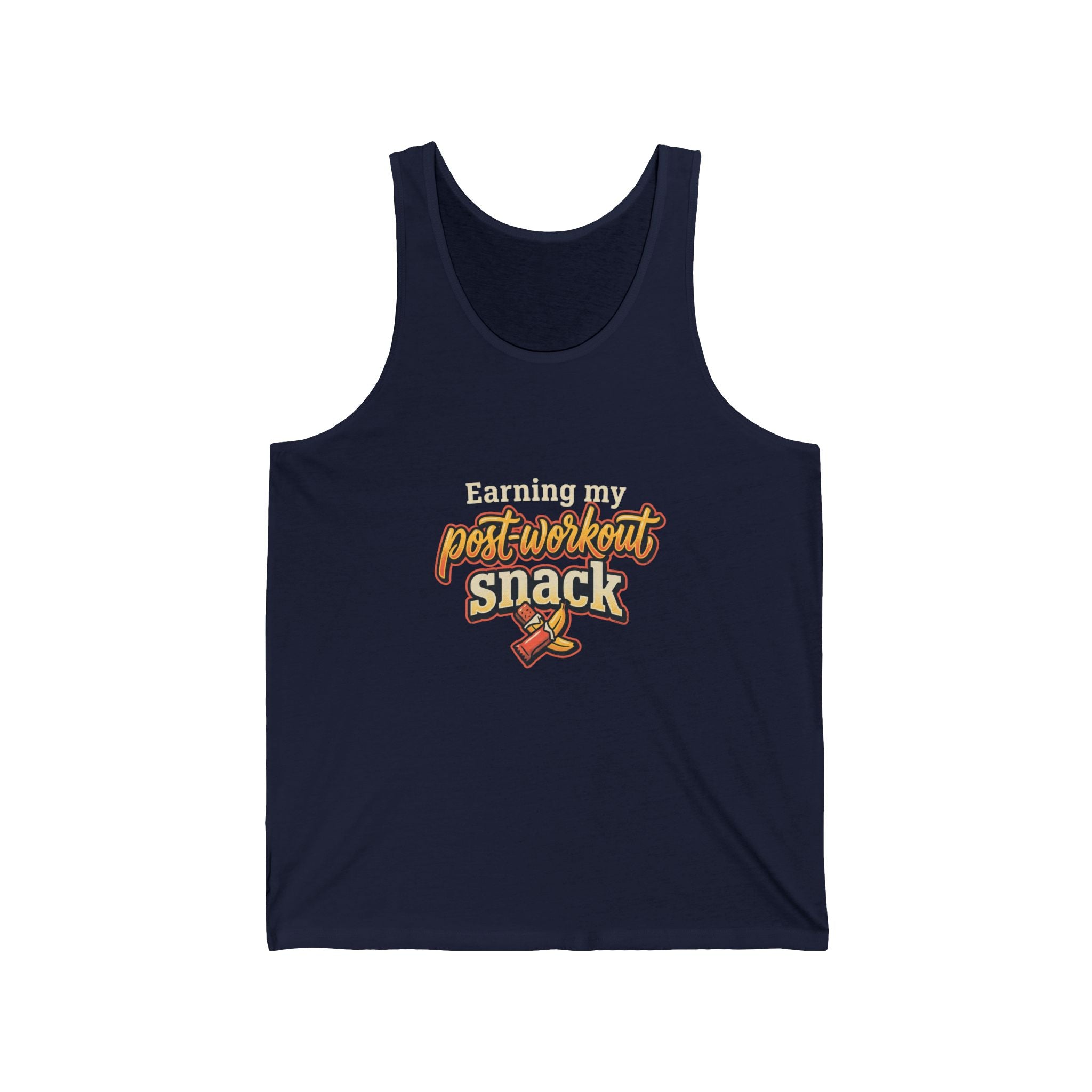Earning My Post-Workout Snack Unisex Jersey Tank