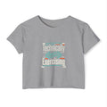 Technically Exercising Women's Festival Crop Top