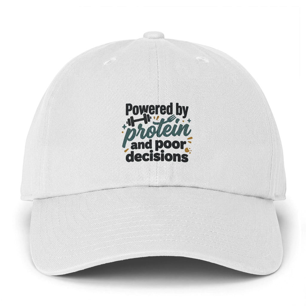 Powered by Protein and Poor Decisions Clean Up Cap