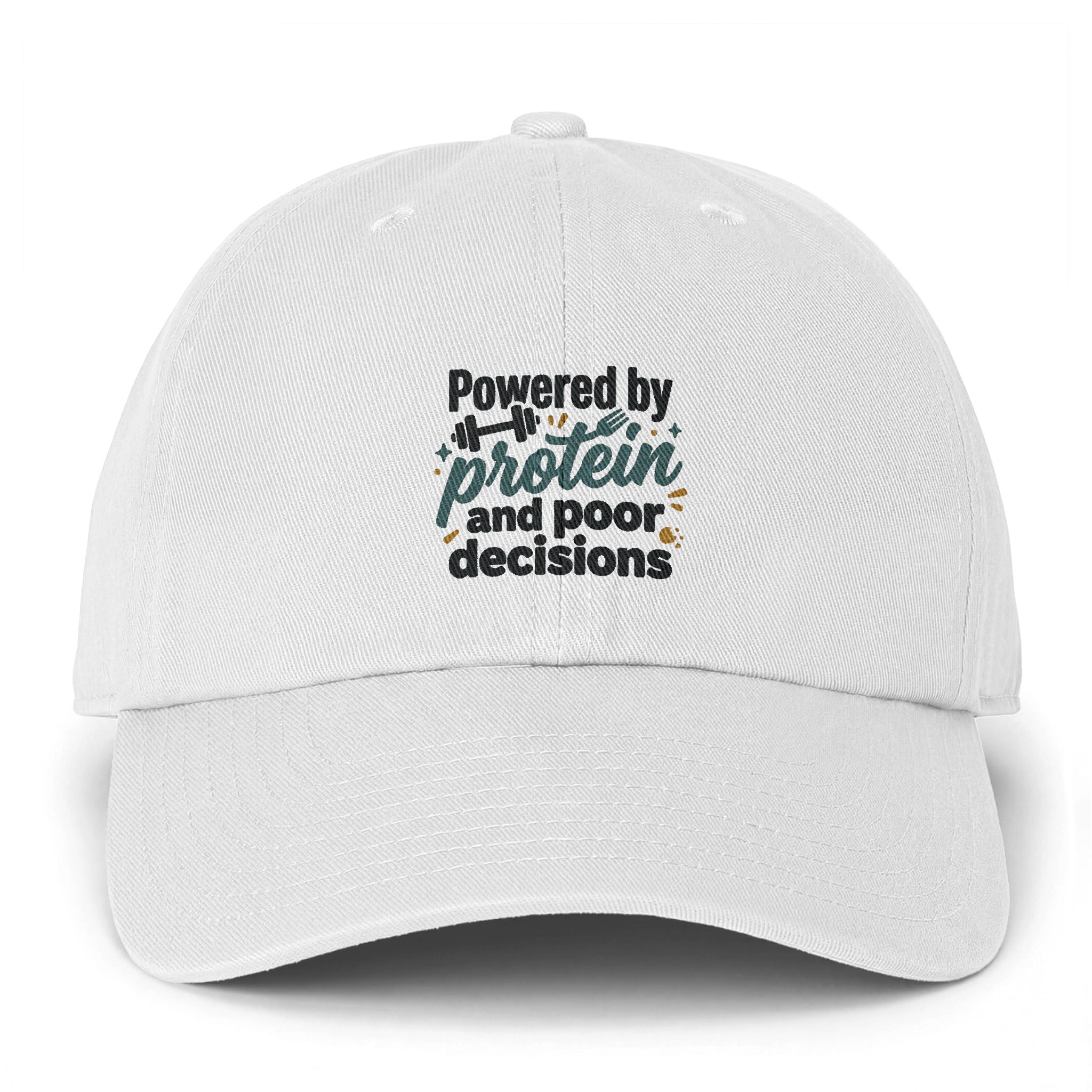Powered by Protein and Poor Decisions Clean Up Cap