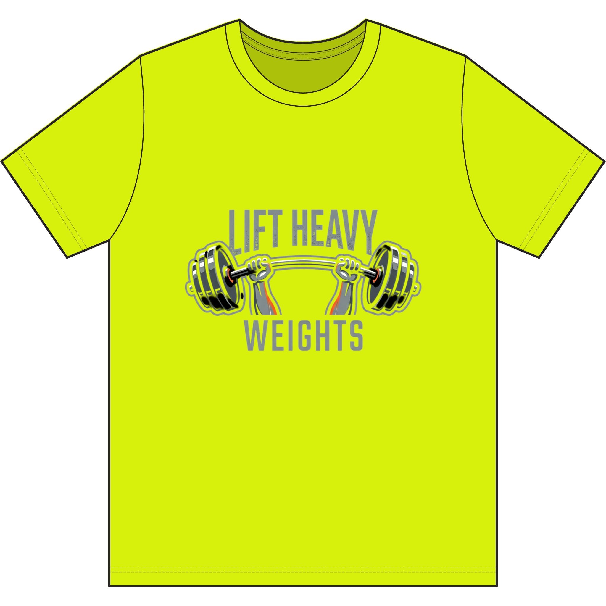 Lift Heavy Weights Dri-Power 100% Polyester T-Shirt