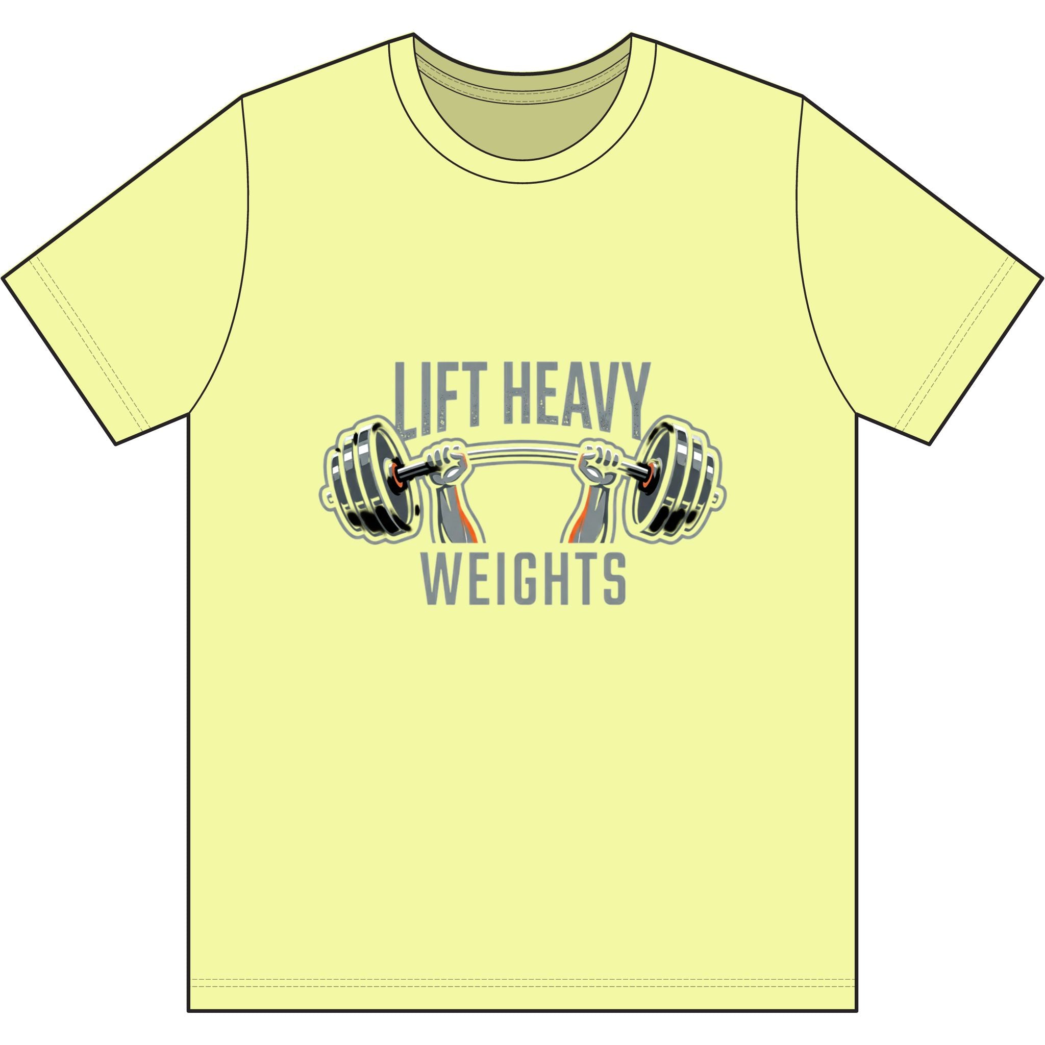 Lift Heavy Weights Dri-Power 100% Polyester T-Shirt
