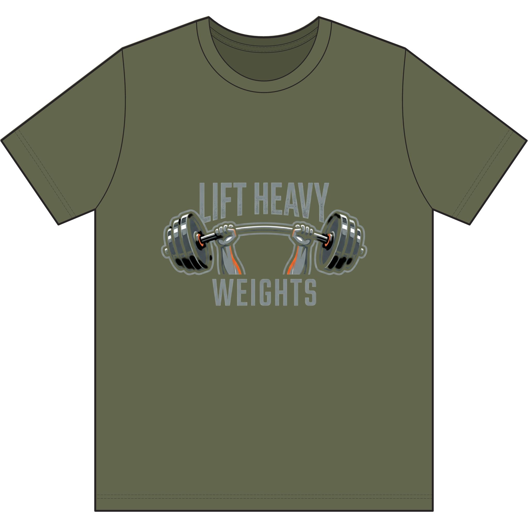 Lift Heavy Weights Dri-Power 100% Polyester T-Shirt