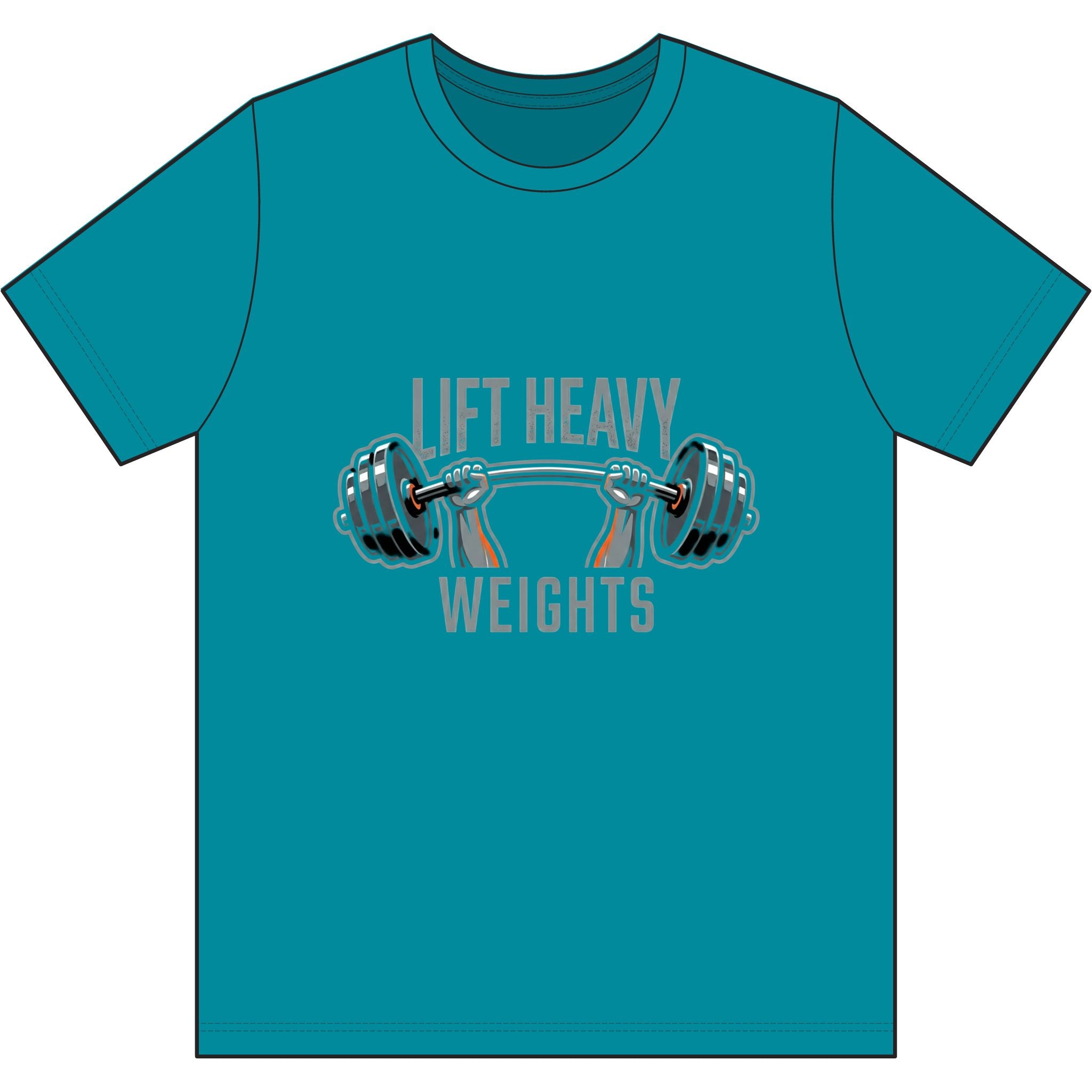 Lift Heavy Weights Dri-Power 100% Polyester T-Shirt