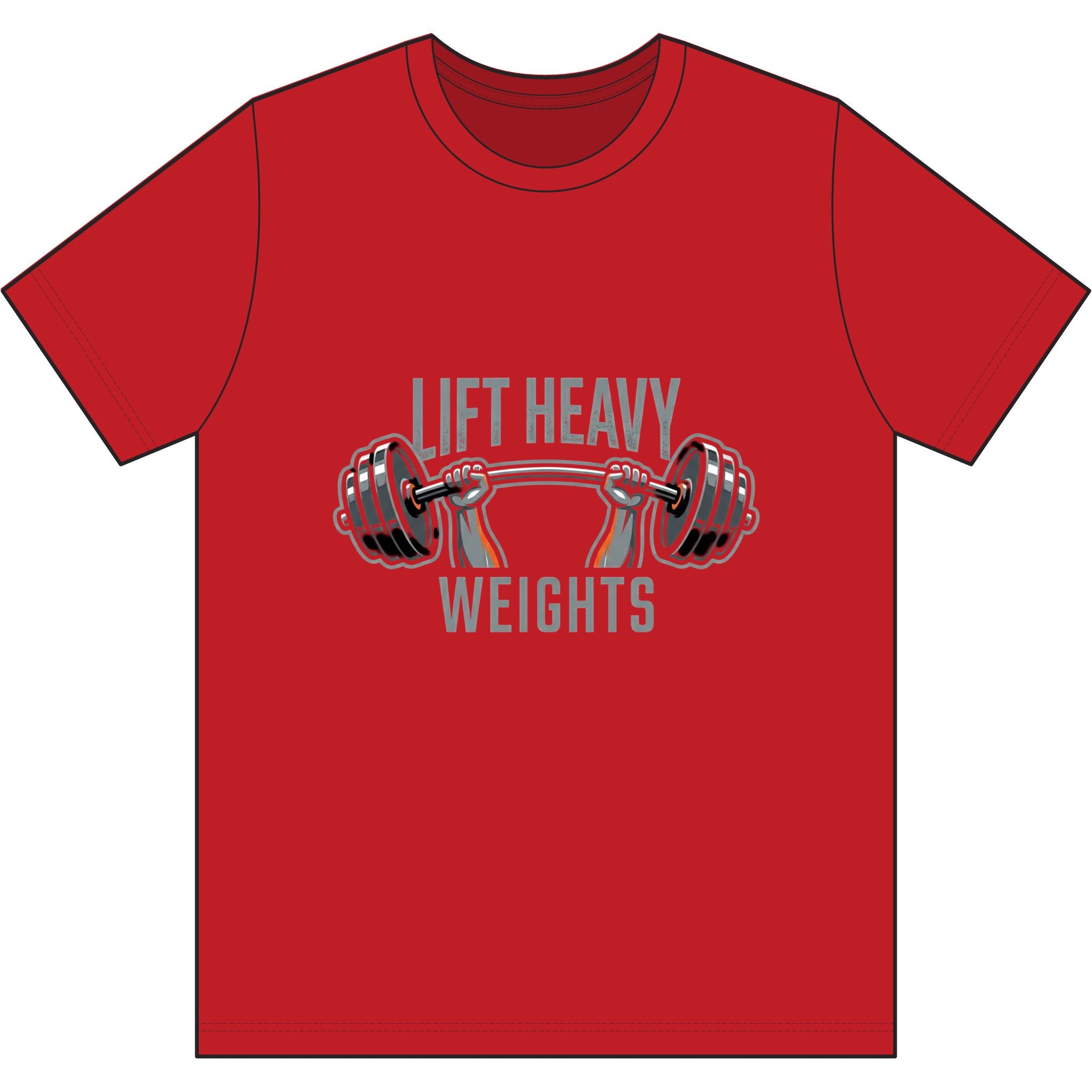 Lift Heavy Weights Dri-Power 100% Polyester T-Shirt