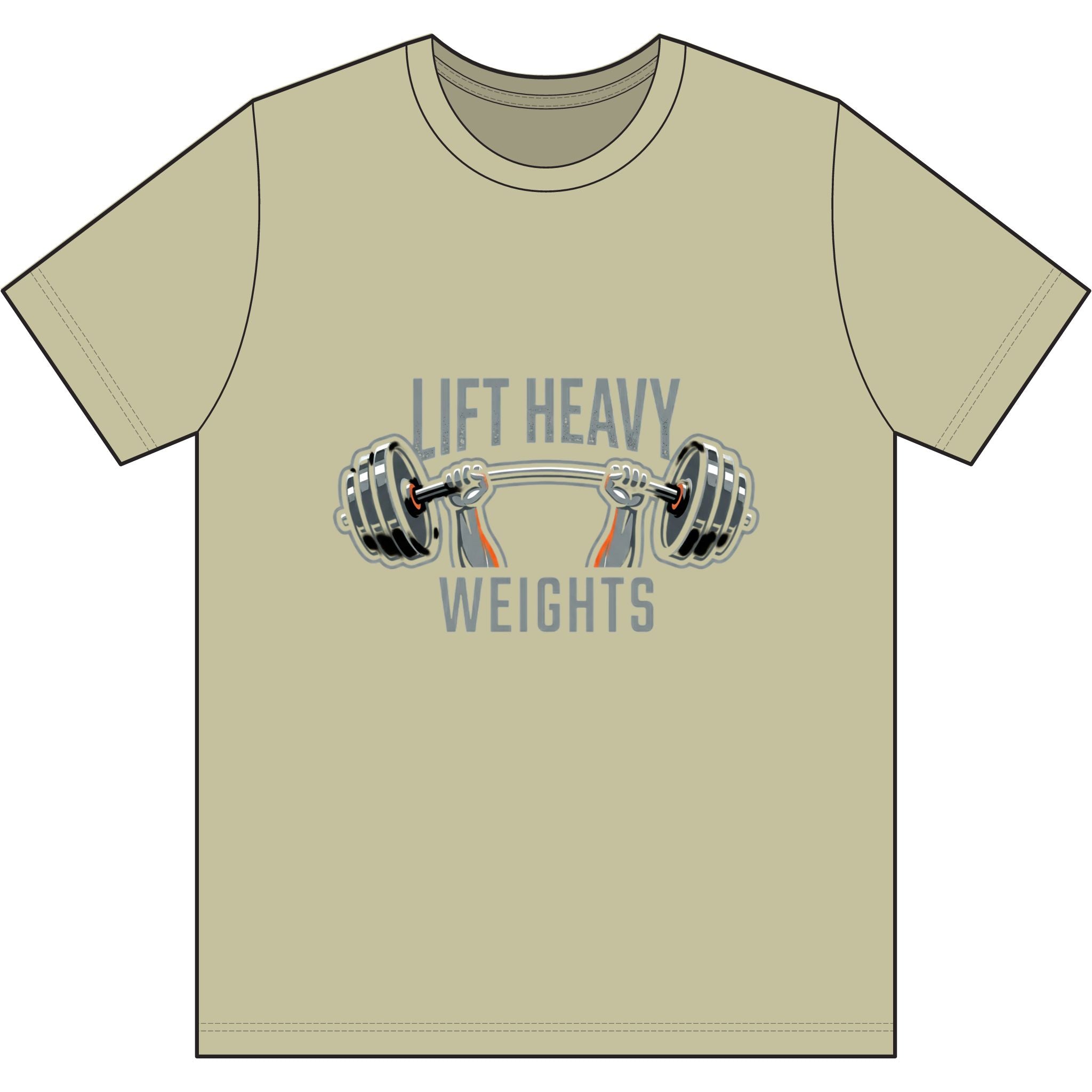 Lift Heavy Weights Dri-Power 100% Polyester T-Shirt