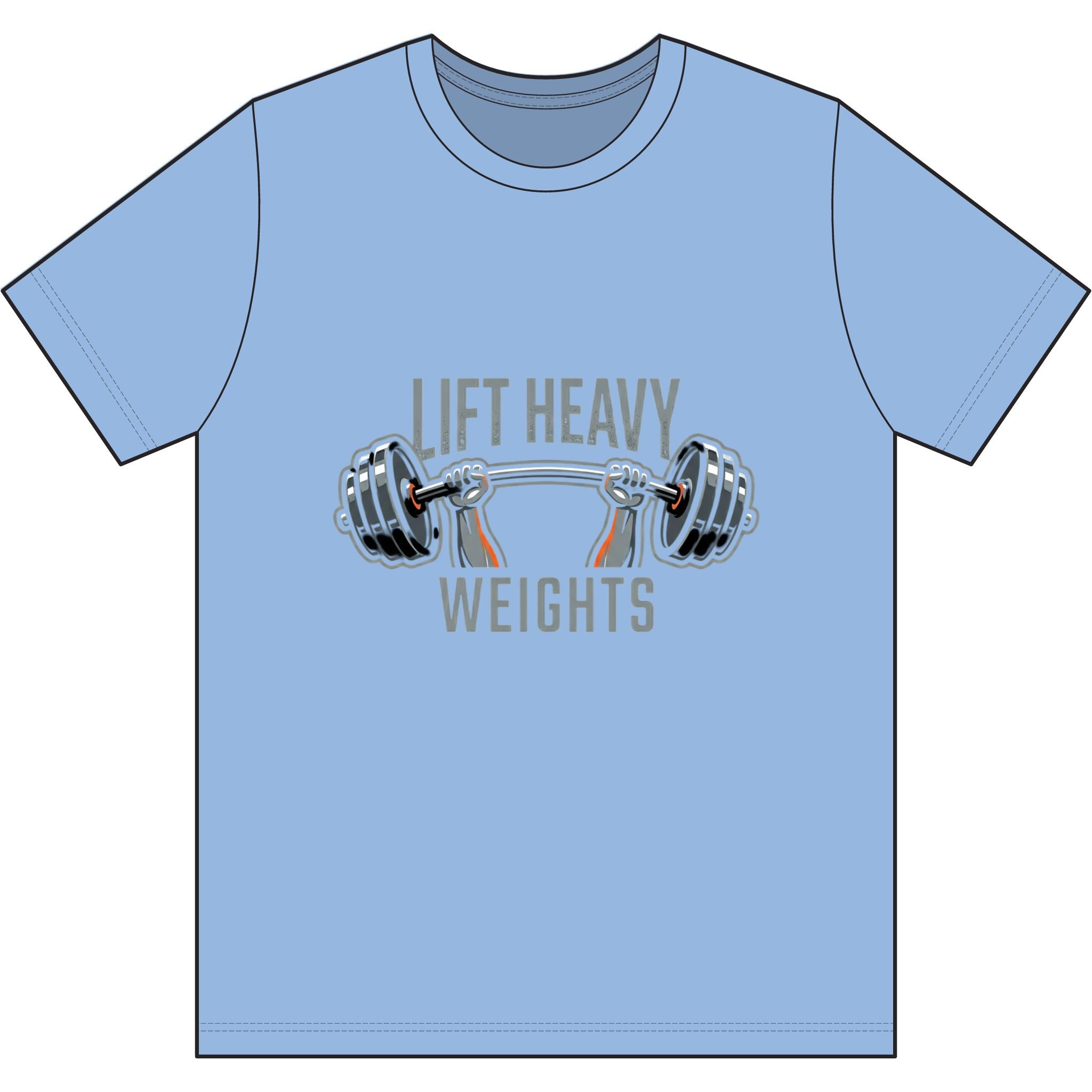 Lift Heavy Weights Dri-Power 100% Polyester T-Shirt